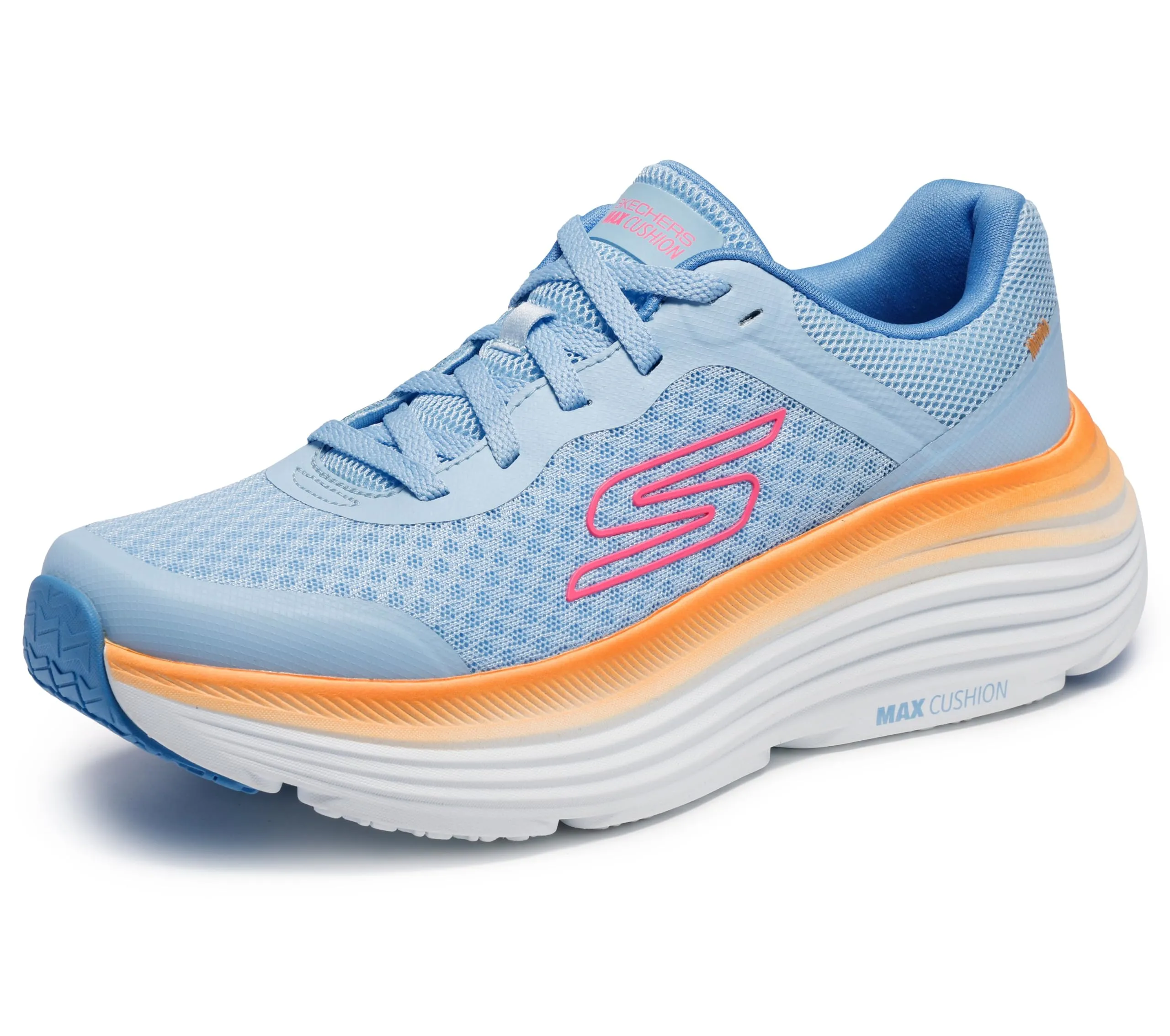 Skechers Donna Max Cushioning Endeavour Canova Trainers, Blue, 40 EU - immagine 1