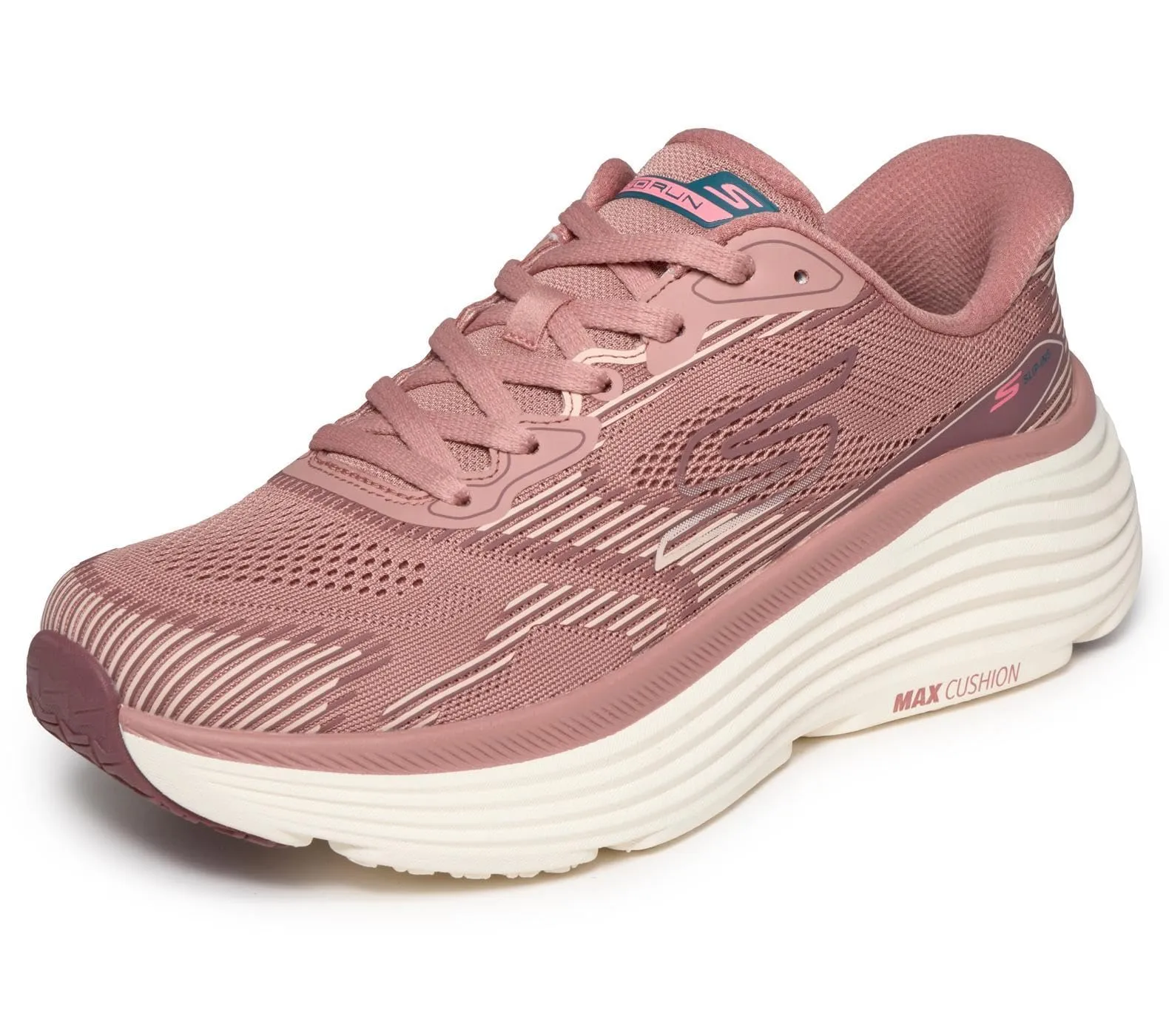 Skechers Max Cushioning Endeavour - Sneaker da Donna, Fucsia, 39 - immagine 1
