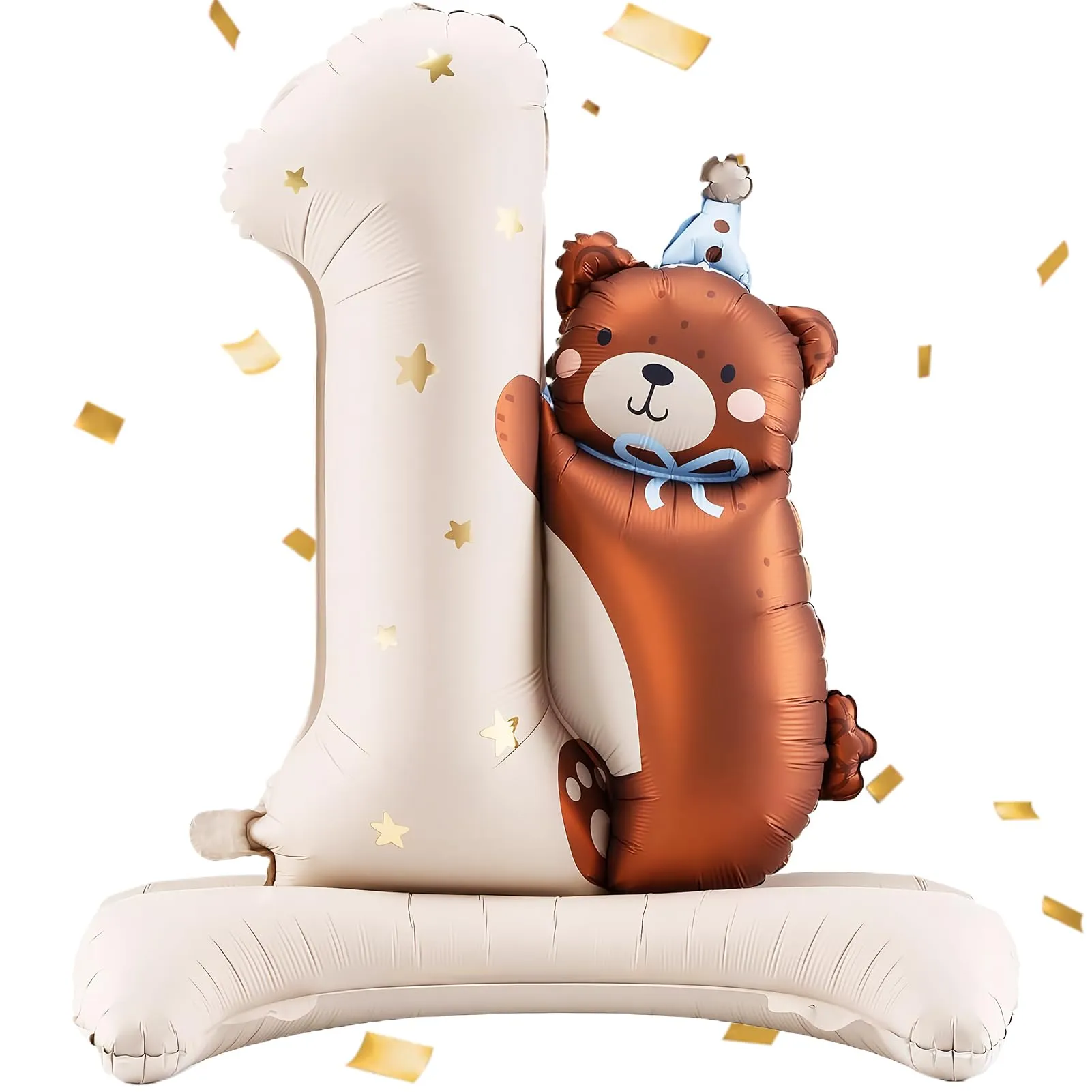 Palloncini Compleanno 1 Anno Bimbo, Palloncini a Forma di Orso - immagine 1