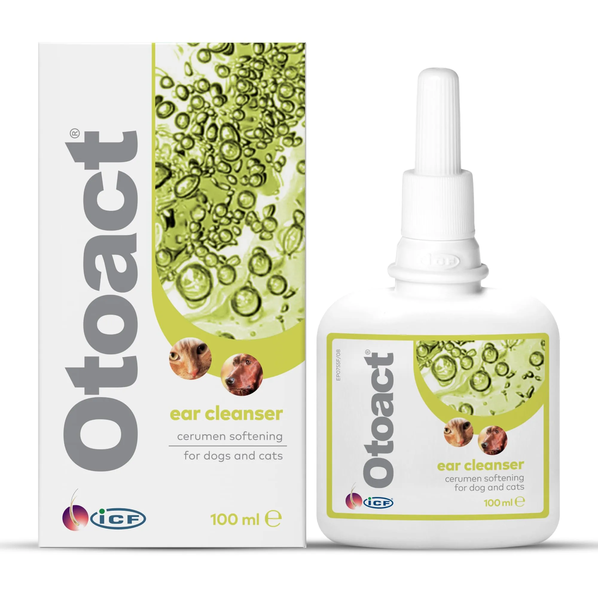 Otoact, detergente auricolare ceruminolitico per cani e gatti, 100ml - immagine 1