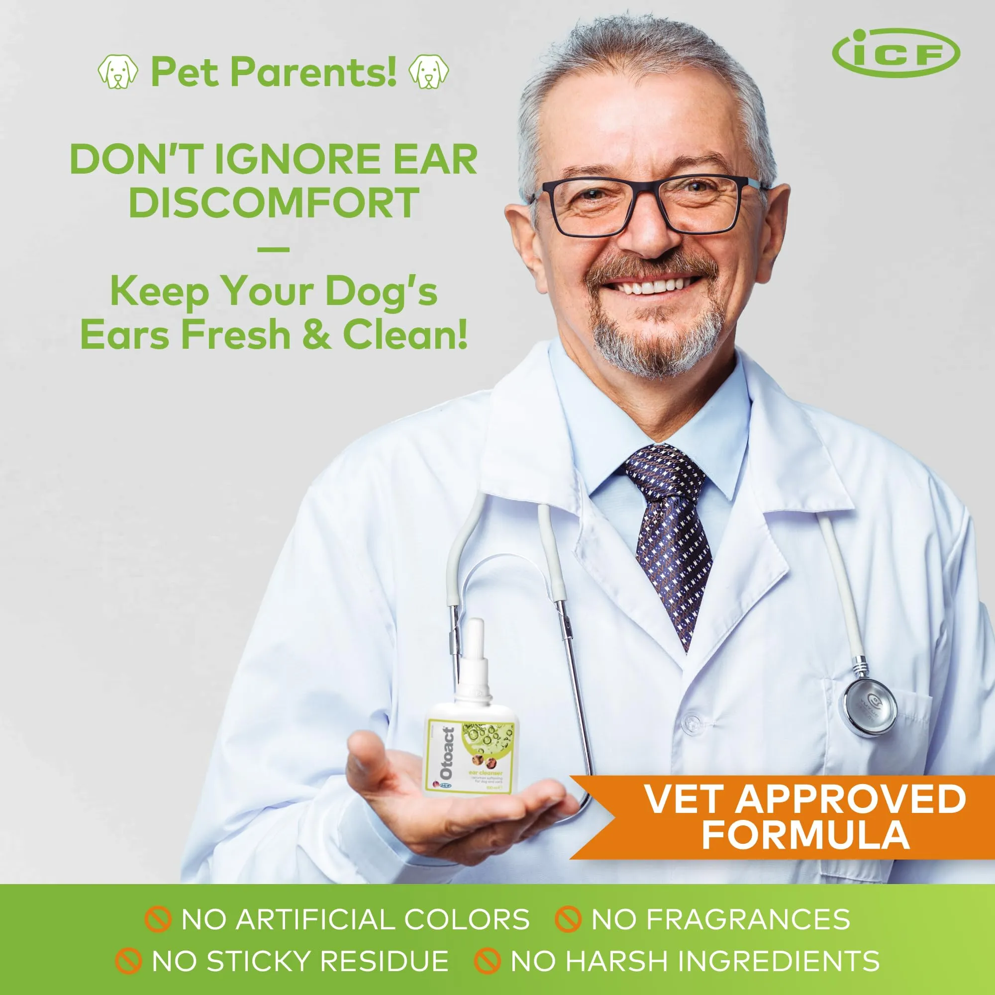Otoact, detergente auricolare ceruminolitico per cani e gatti, 100ml - immagine 7