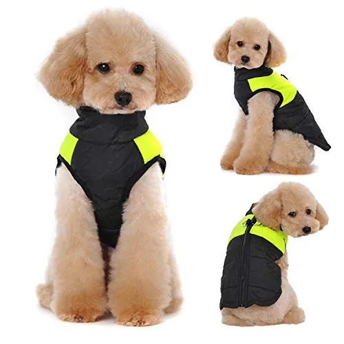 Idepet Cappottino invernale impermeabile, per cane/gatto taglia piccola, media e grande, S M L XL XXL 3XL 4XL 5XL - immagine 6