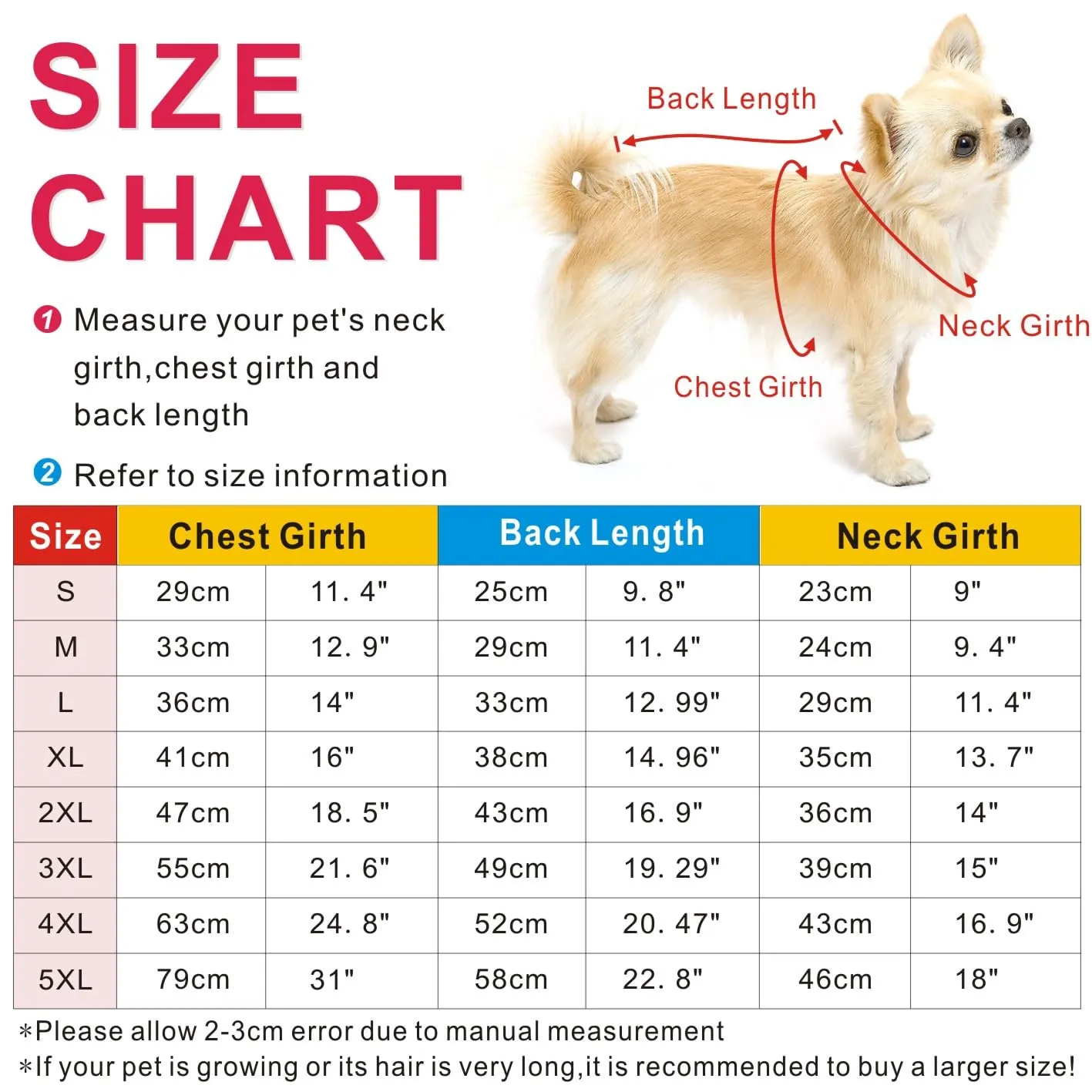 Idepet Cappottino invernale impermeabile, per cane/gatto taglia piccola, media e grande, S M L XL XXL 3XL 4XL 5XL - immagine 5