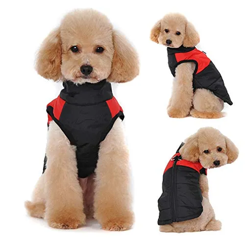 Idepet Cappottino invernale impermeabile, per cane/gatto taglia piccola, media e grande, S M L XL XXL 3XL 4XL 5XL - immagine 6