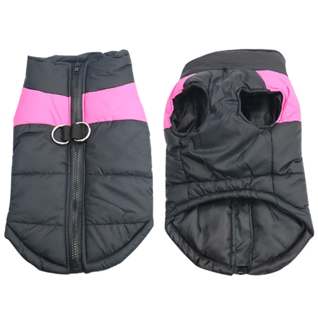 Idepet Cappottino invernale impermeabile, per cane/gatto taglia piccola, media e grande, S M L XL XXL 3XL 4XL 5XL - immagine 2