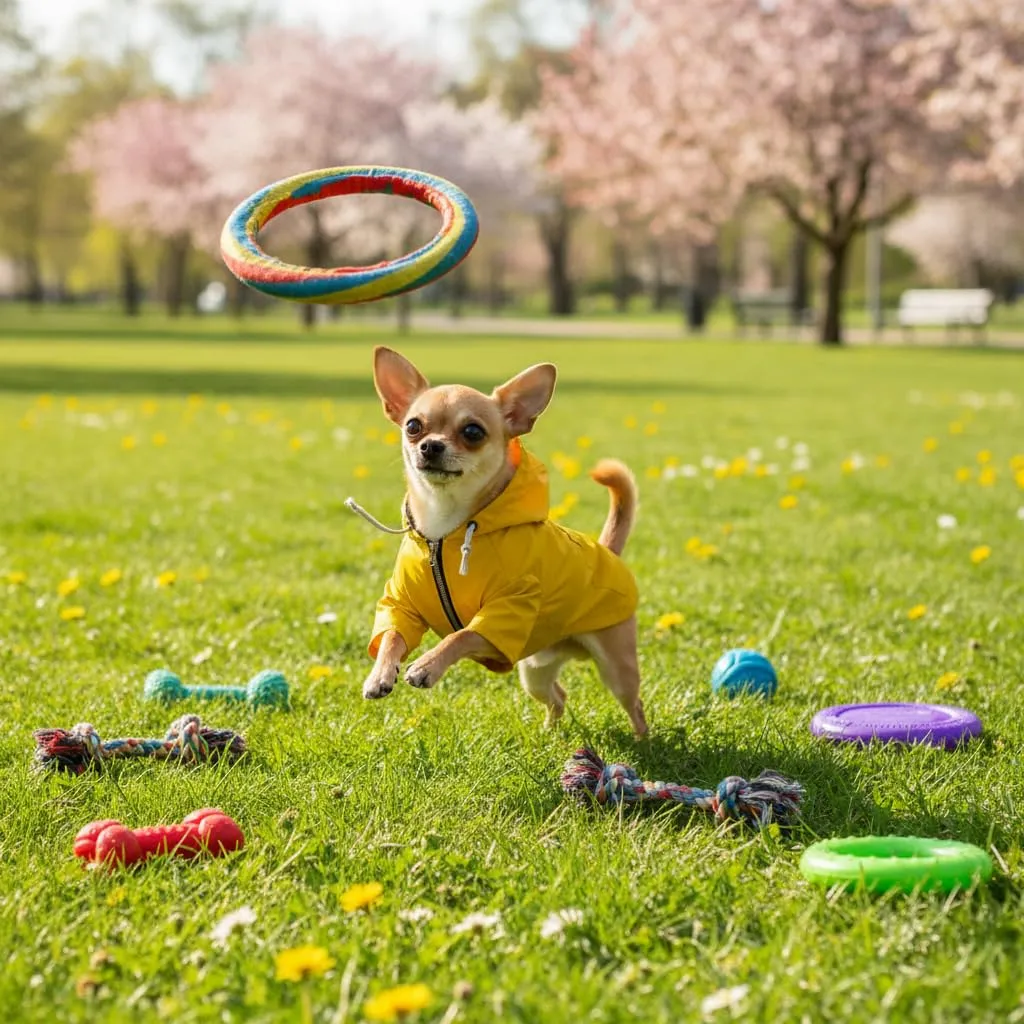 MOREZI Impermeabile per cani con cerniera e cappuccio,doppia impermeabilità,design tascabile-Giallo-L - immagine 5