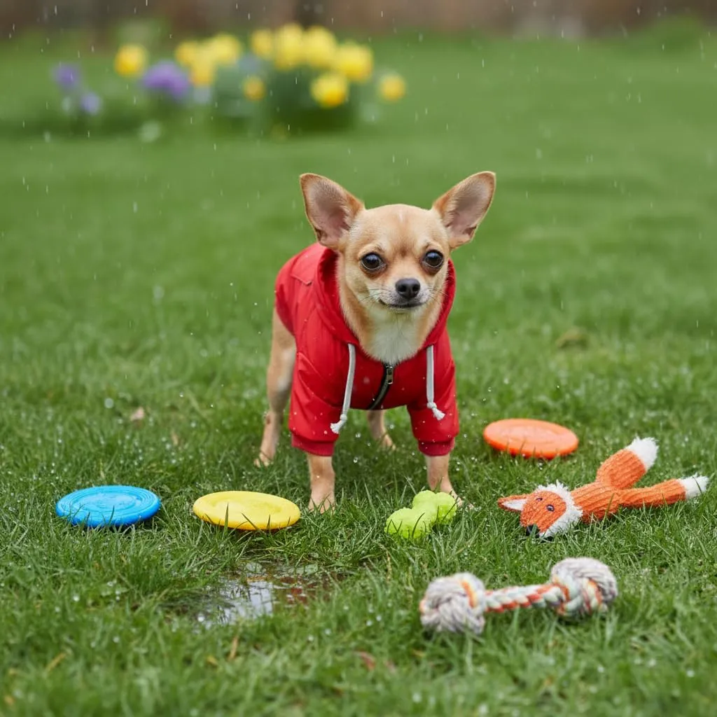 MOREZI impermeabile doppio impermeabile per cani, con fori e tasche per cintura di sicurezza, cerniera e cappuccio, adatto a cani di piccola e media taglia-Rosso-XL - immagine 5
