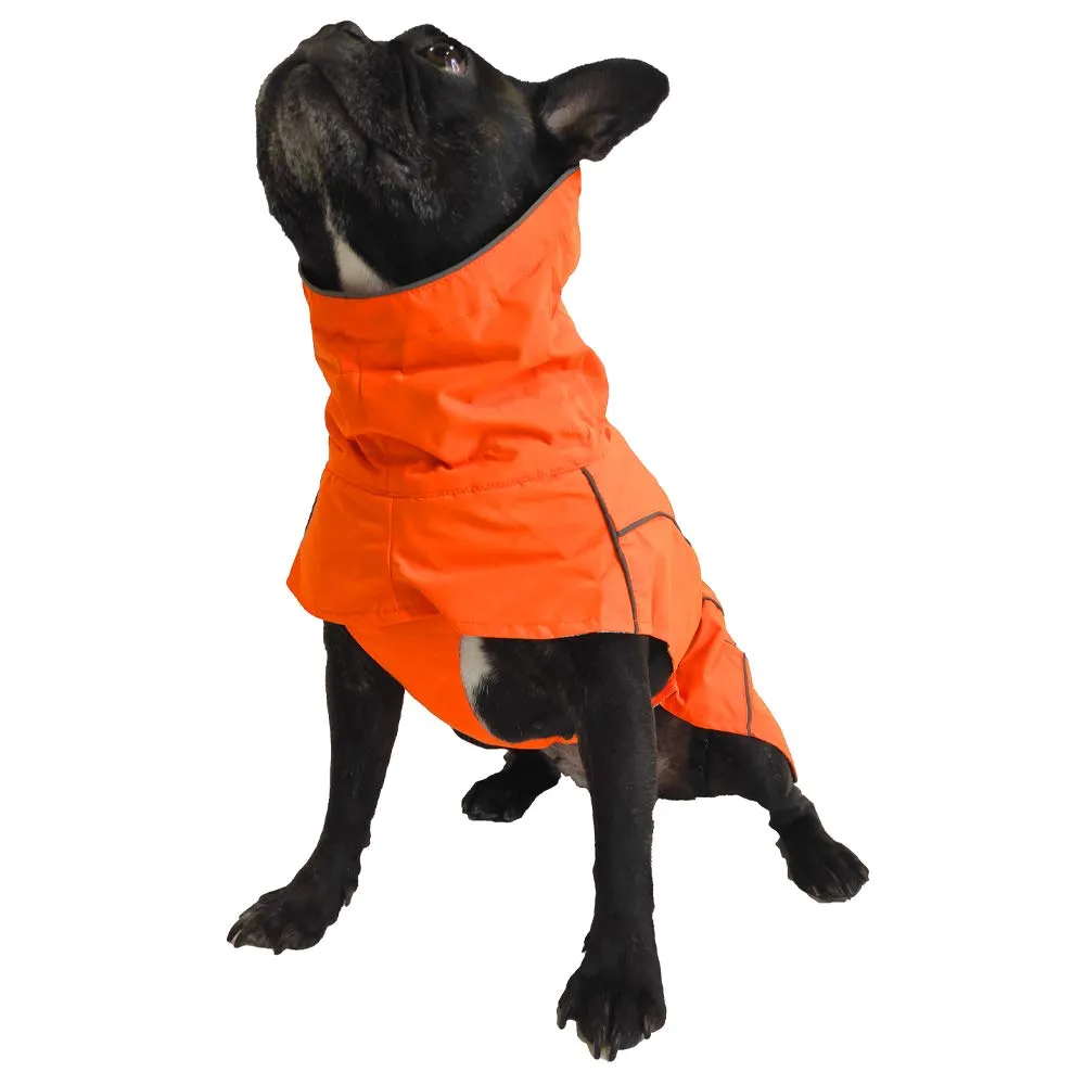 Croci Hiking Cappotto Per Cani, Impermeabile Per Cani, Makalu, Fodera Termoregolante, Arancione, 35 cm - immagine 4