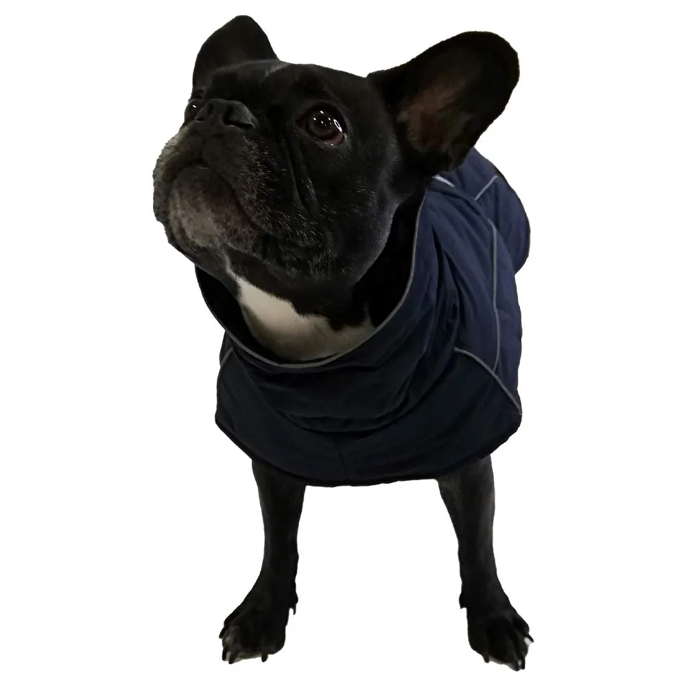 Croci Hiking Cappotto Per Cani, Impermeabile Per Cani, Makalu, Fodera Termoregolante, Blu scuro, 80 cm - immagine 4