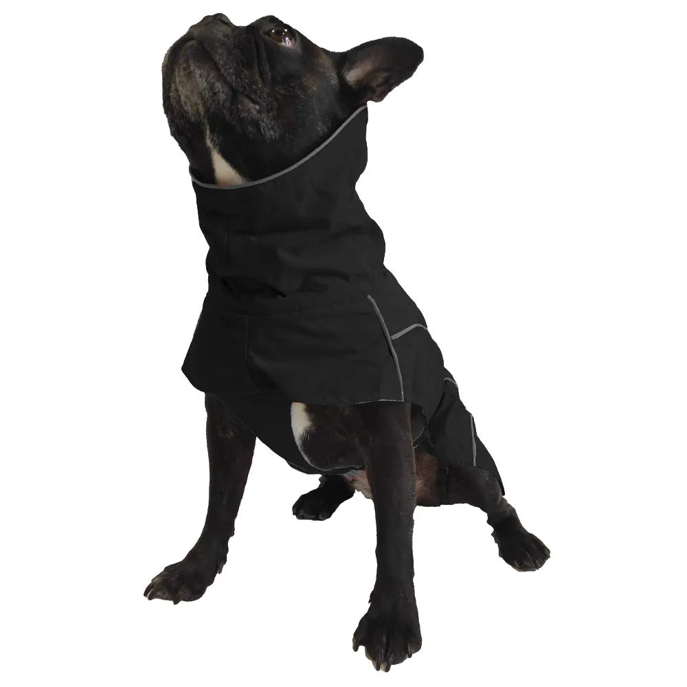 Croci Hiking Cappotto Per Cani, Impermeabile Per Cani, Makalu, Fodera Termoregolante, Nero, 50 cm - immagine 4
