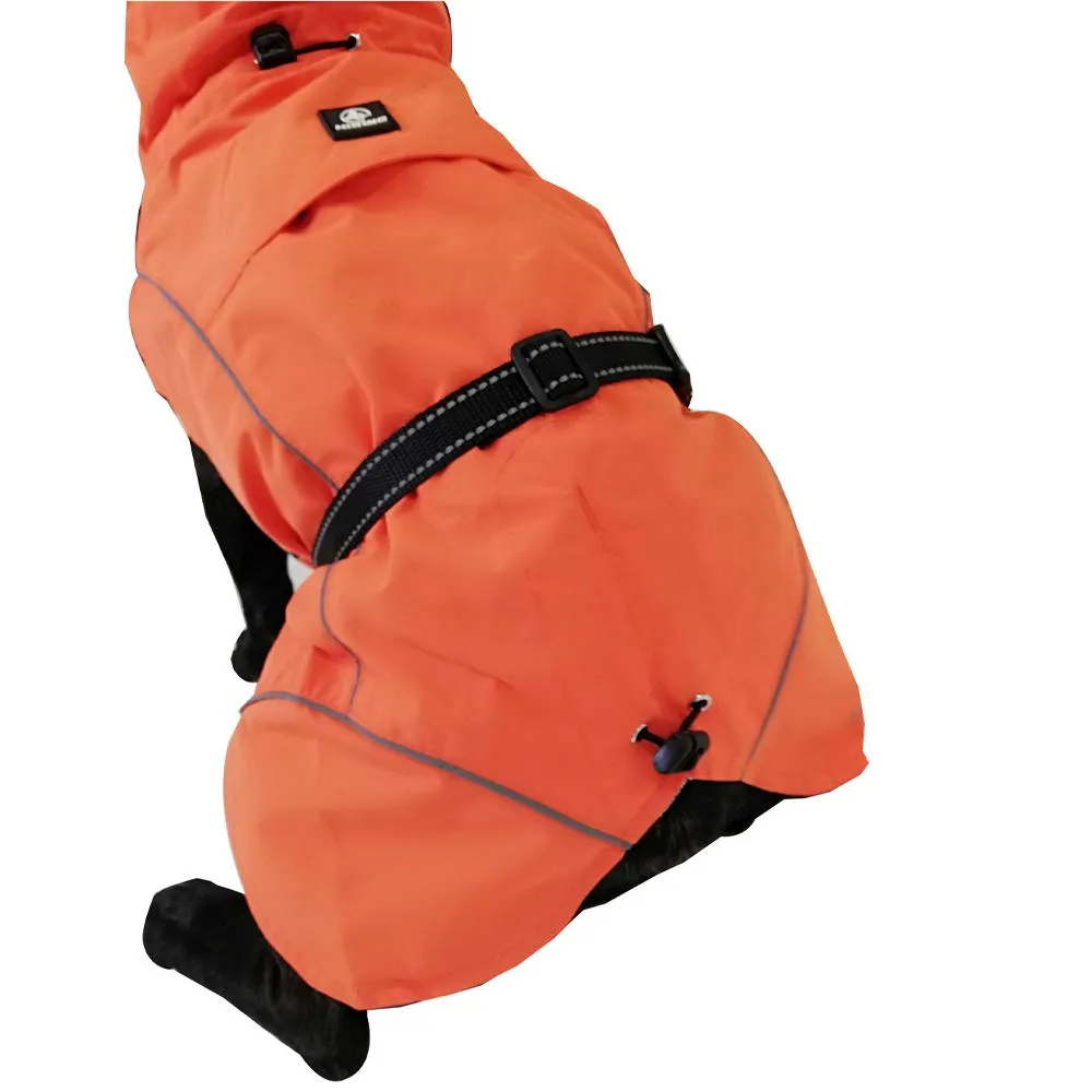 Croci Hiking Cappotto Per Cani, Impermeabile Per Cani, Makalu, Fodera Termoregolante, Arancione, 20 cm - immagine 5