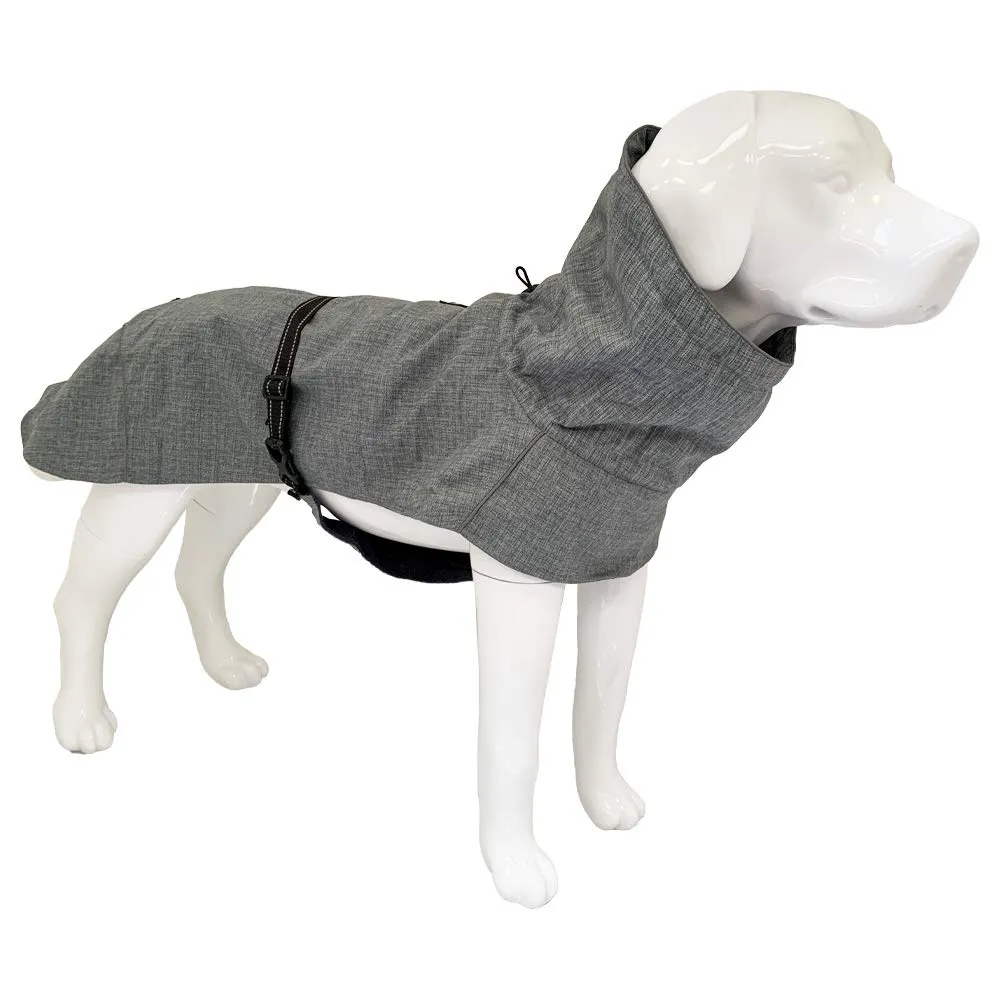Croci Hiking Everest - Giacca impermeabile antivento invernale per cani con fodera ThermoPile, adatto fino a 0 C°, regolabile e ultraleggero, collo antipioggia, Grigio, taglia 25 cm - immagine 1