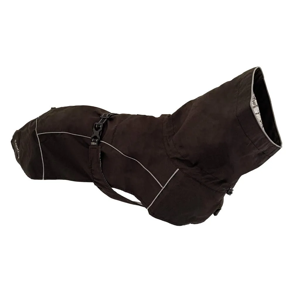 Croci Hiking Makalu - Giacca impermeabile antivento per cani con fodera termica, adatto fino a 5 C°, regolabile e ultraleggero, collo antipioggia, Nero, taglia 35 cm - immagine 3