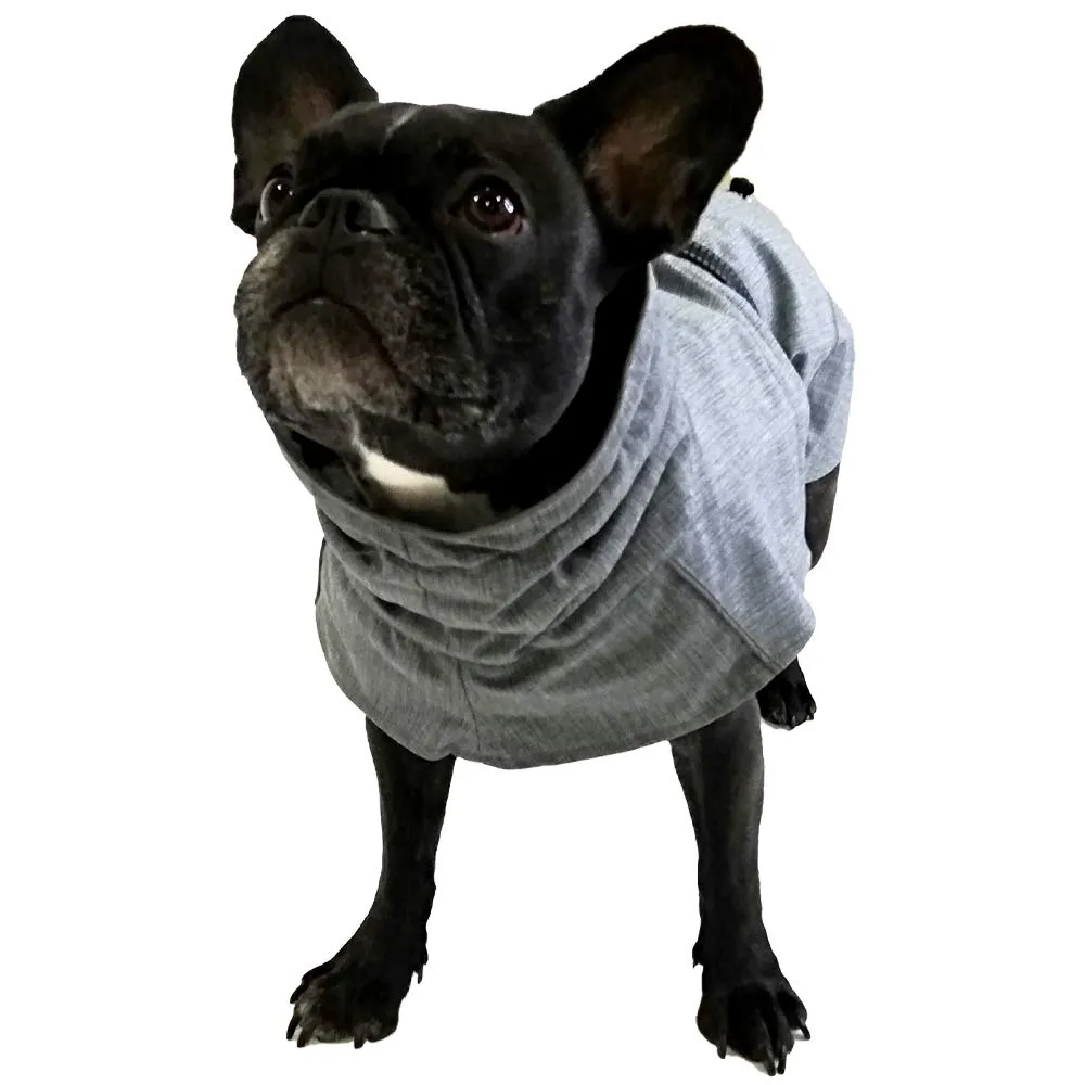 Croci Hiking Everest - Giacca impermeabile antivento invernale per cani con fodera ThermoPile, adatto fino a 0 C°, regolabile e ultraleggero, collo antipioggia, Grigio, taglia 65 cm - immagine 4