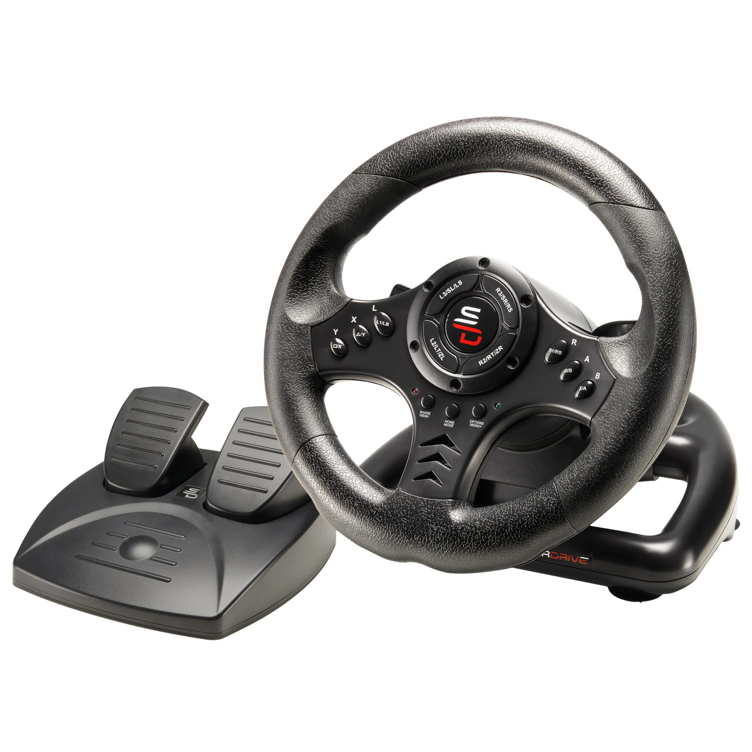SUBSONIC Superdrive SV450 - Volante con Pedali 270° PS4, Switch 2, Xbox, PC - immagine 1