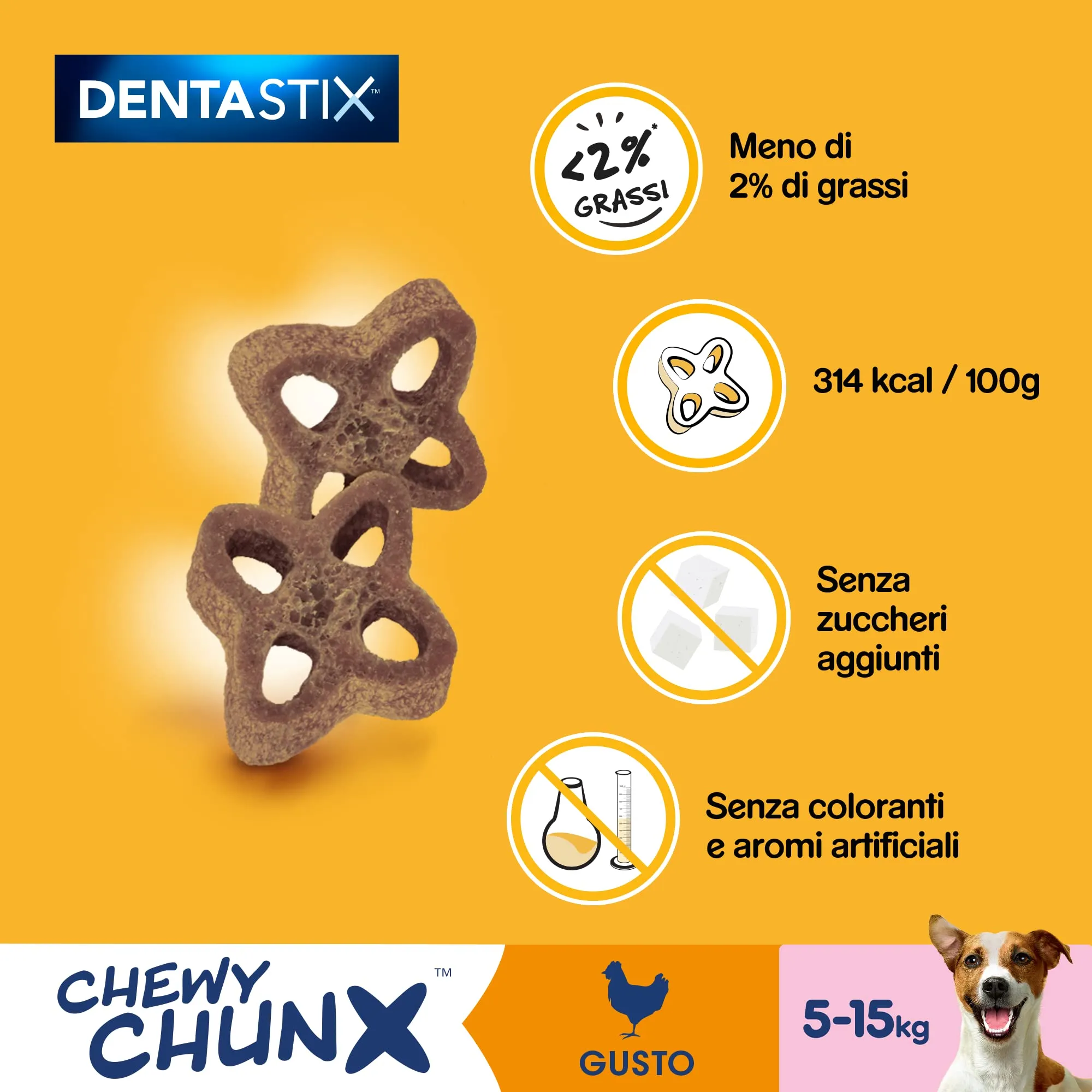 Pedigree Snack Cane, Cane Piccolo, 68 g, Confezione da 5 - immagine 5