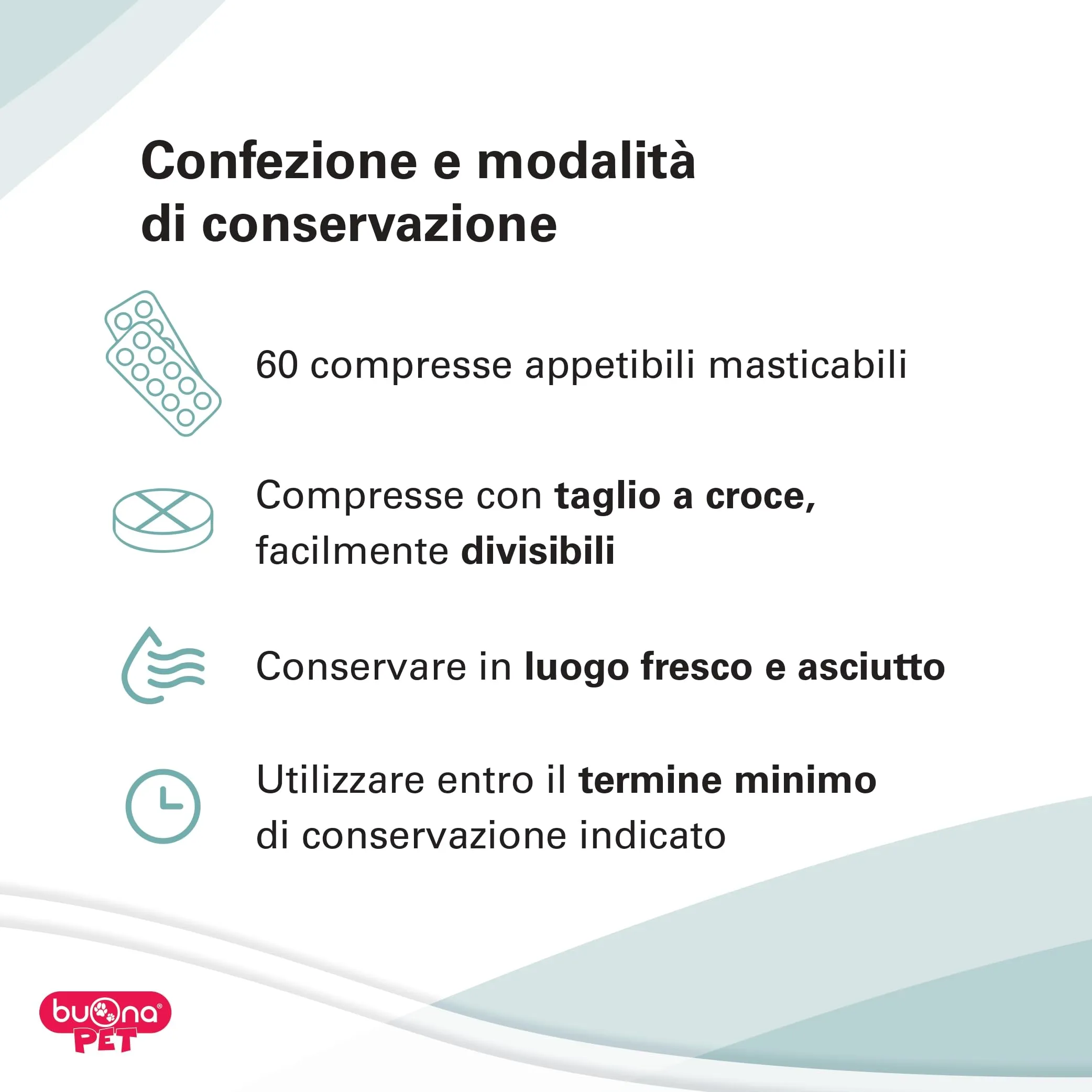 Buona Pet Articolina Forte Cane 60cpr Integratore Articolazioni Cane, Mangime Complementare Dietetico per Cani e Gatti, con Glucosamina e Condroitina, Collagene, ASU e Pea Levagen Plus® - immagine 3
