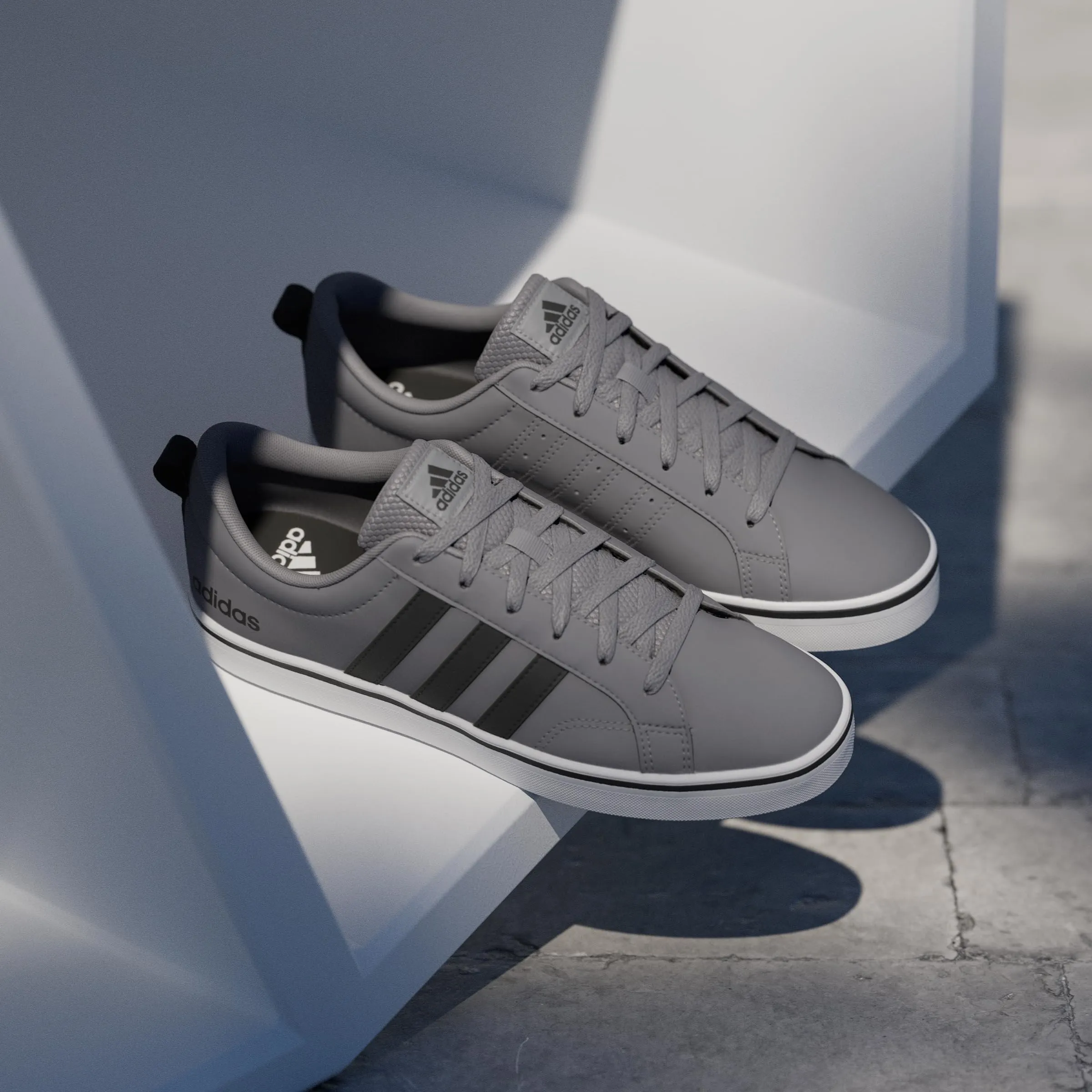 adidas Uomo Vs Pace 2.0 Shoes, Grey Two/Cloud White/Cloud White, 40 2/3 EU - immagine 9
