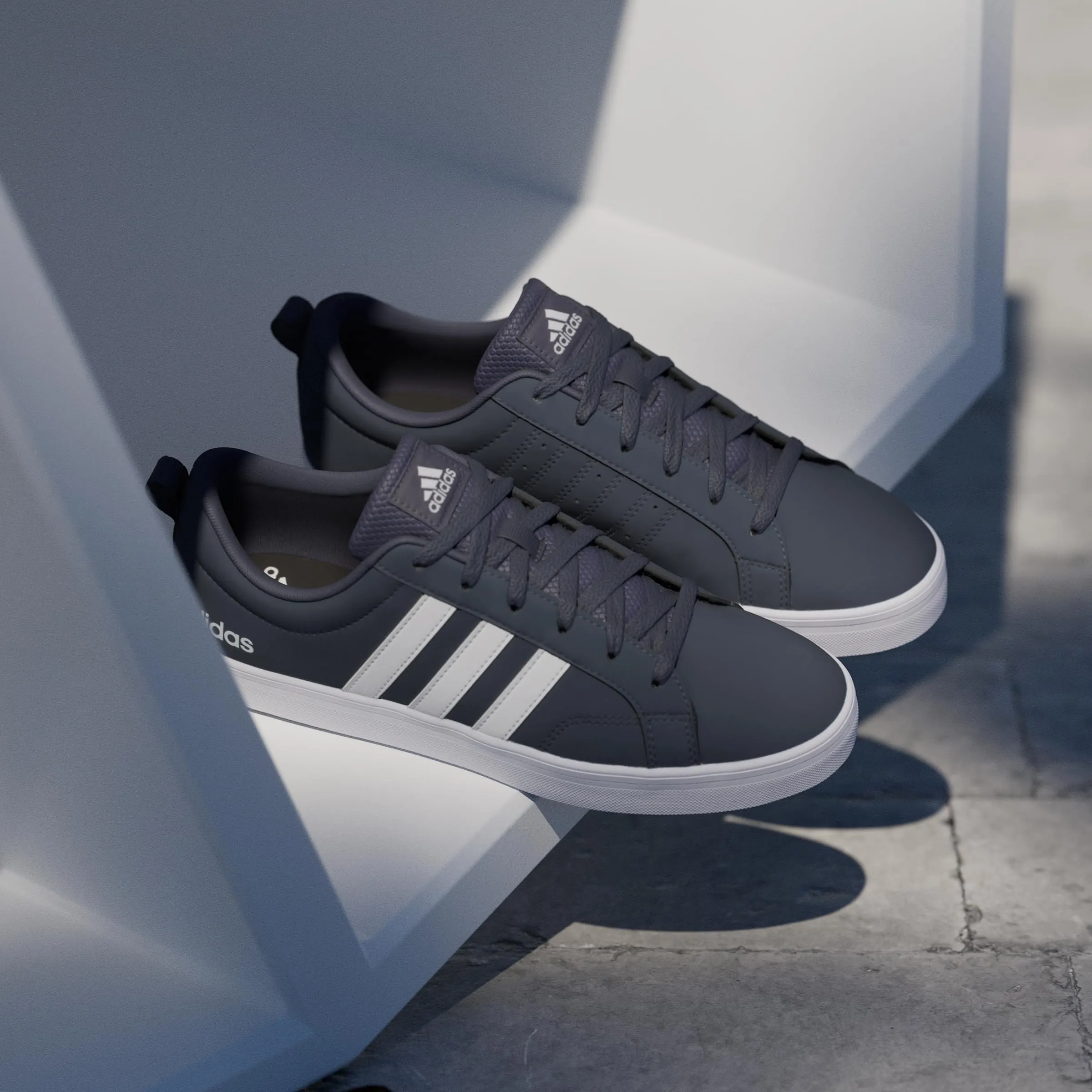 adidas Uomo Vs Pace 2.0 Shoes, Shadow Navy / Shadow Navy / Cloud White, 39 1/3 EU - immagine 9