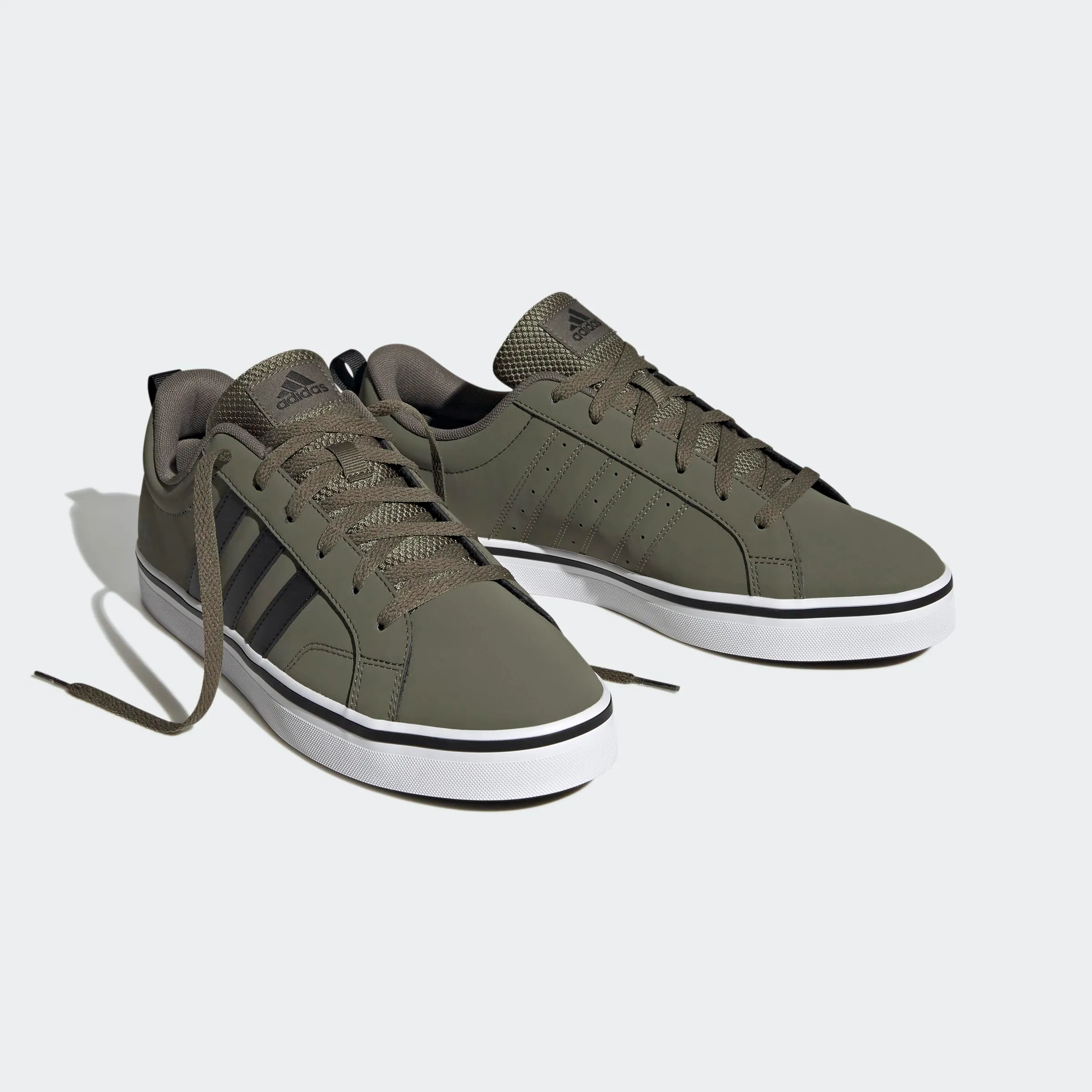 adidas Uomo Vs Pace 2.0 Shoes, Olive Strata/Core Black/Cloud White, 49 1/3 EU - immagine 7