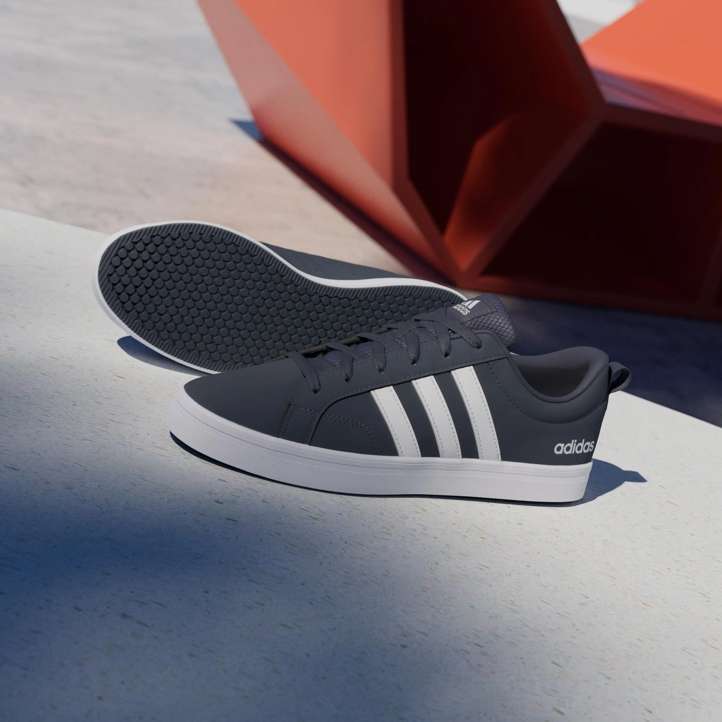 adidas Uomo Vs Pace 2.0 Shoes, Shadow Navy / Shadow Navy / Cloud White, 44 EU - immagine 9
