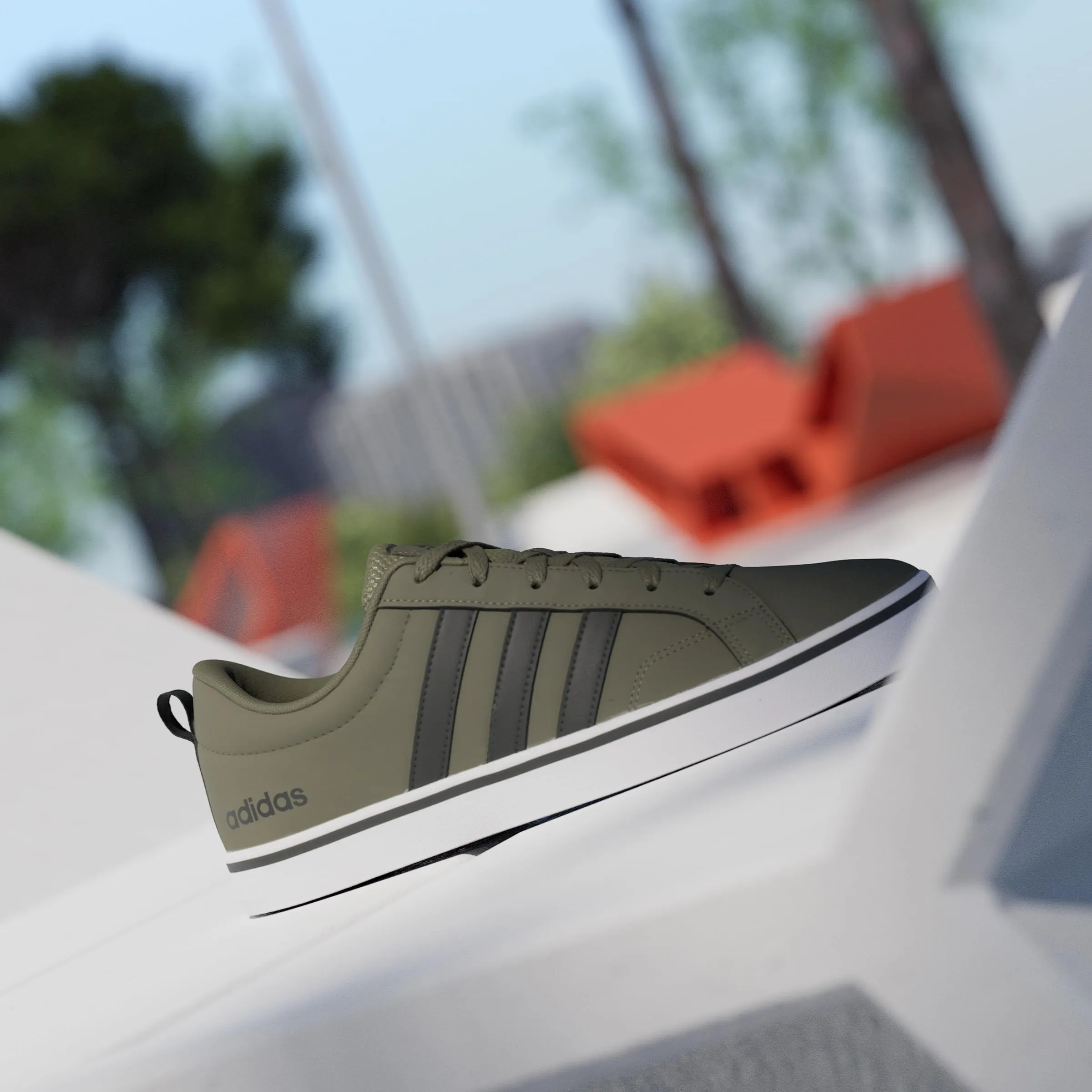 adidas Uomo Vs Pace 2.0 Shoes, Olive Strata/Core Black/Cloud White, 48 EU - immagine 3
