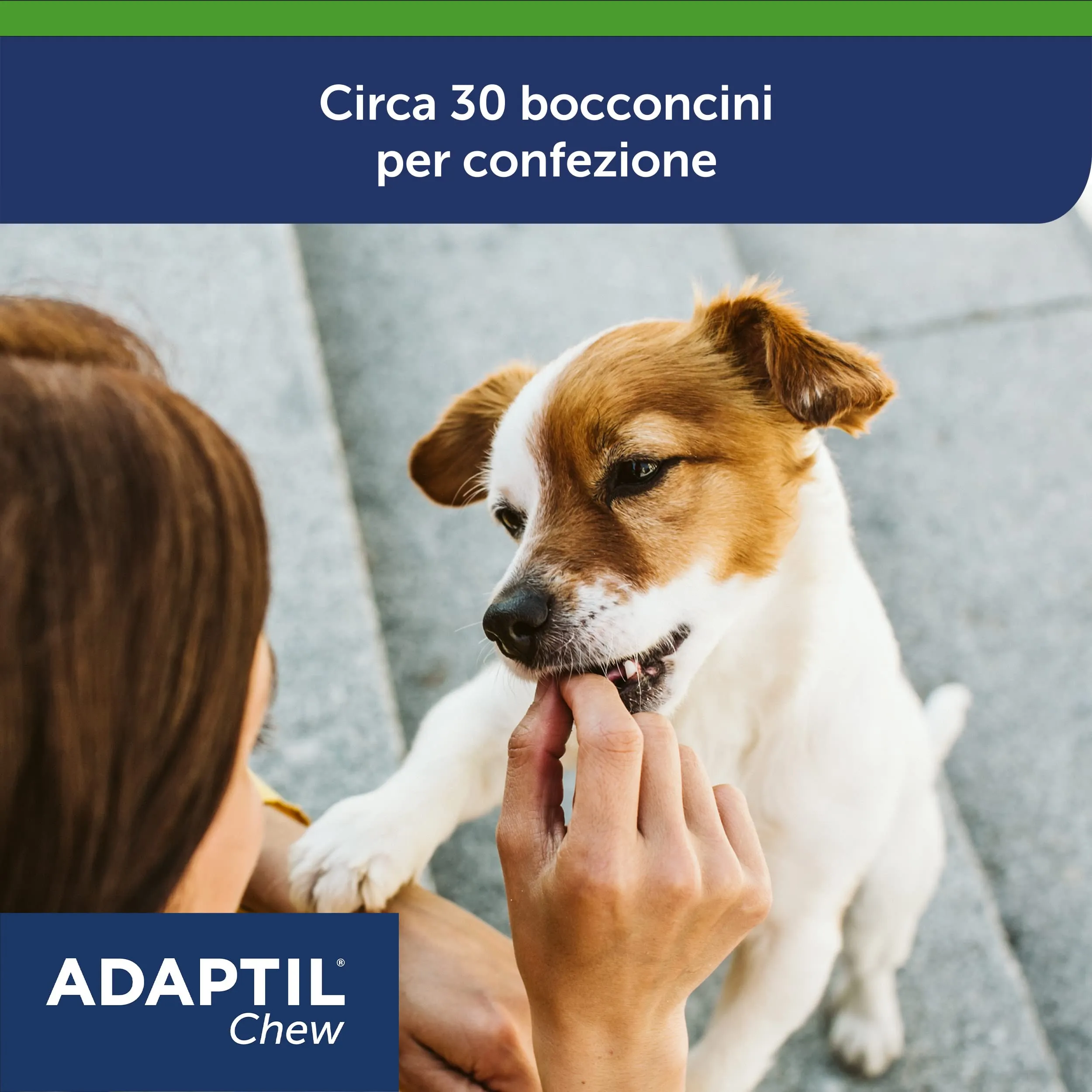 ADAPTILl® Chew - Snack Naturali Calmanti per Cani - 30 pezzi - Tranquillante e Antistress per Cani Agitati Iperattivi, Rilassamento per Viaggi e Momenti Stressanti - immagine 3