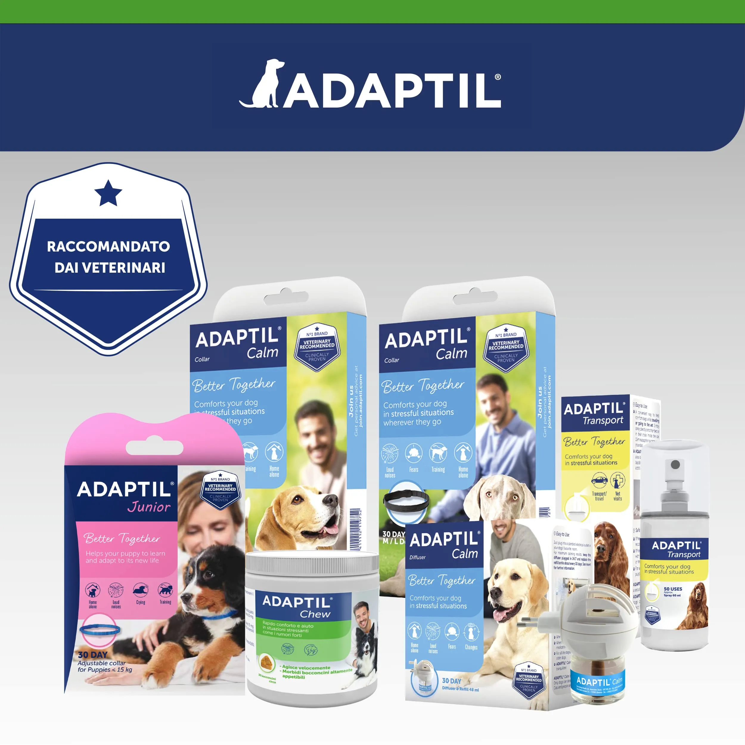 ADAPTILl® Chew - Snack Naturali Calmanti per Cani - 30 pezzi - Tranquillante e Antistress per Cani Agitati Iperattivi, Rilassamento per Viaggi e Momenti Stressanti - immagine 7