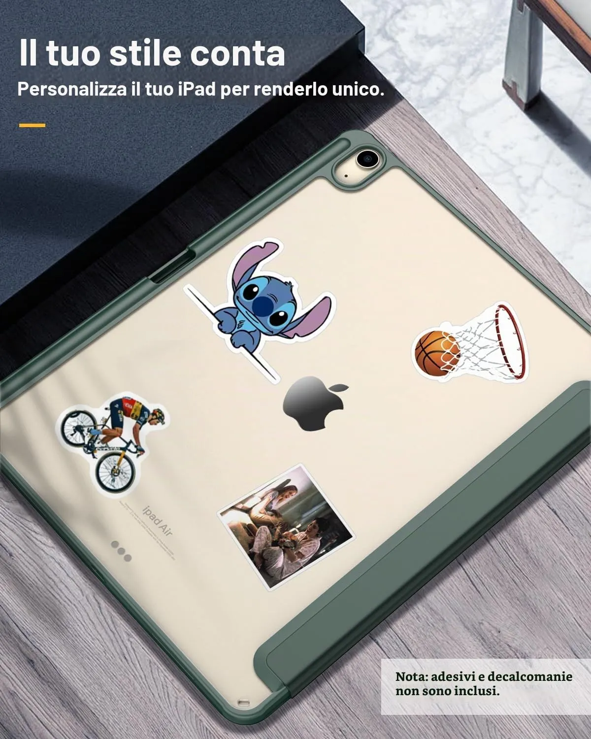 TiMOVO Cover per iPad Air 13 Pollici M4/M3/M2, Verde notte - immagine 5