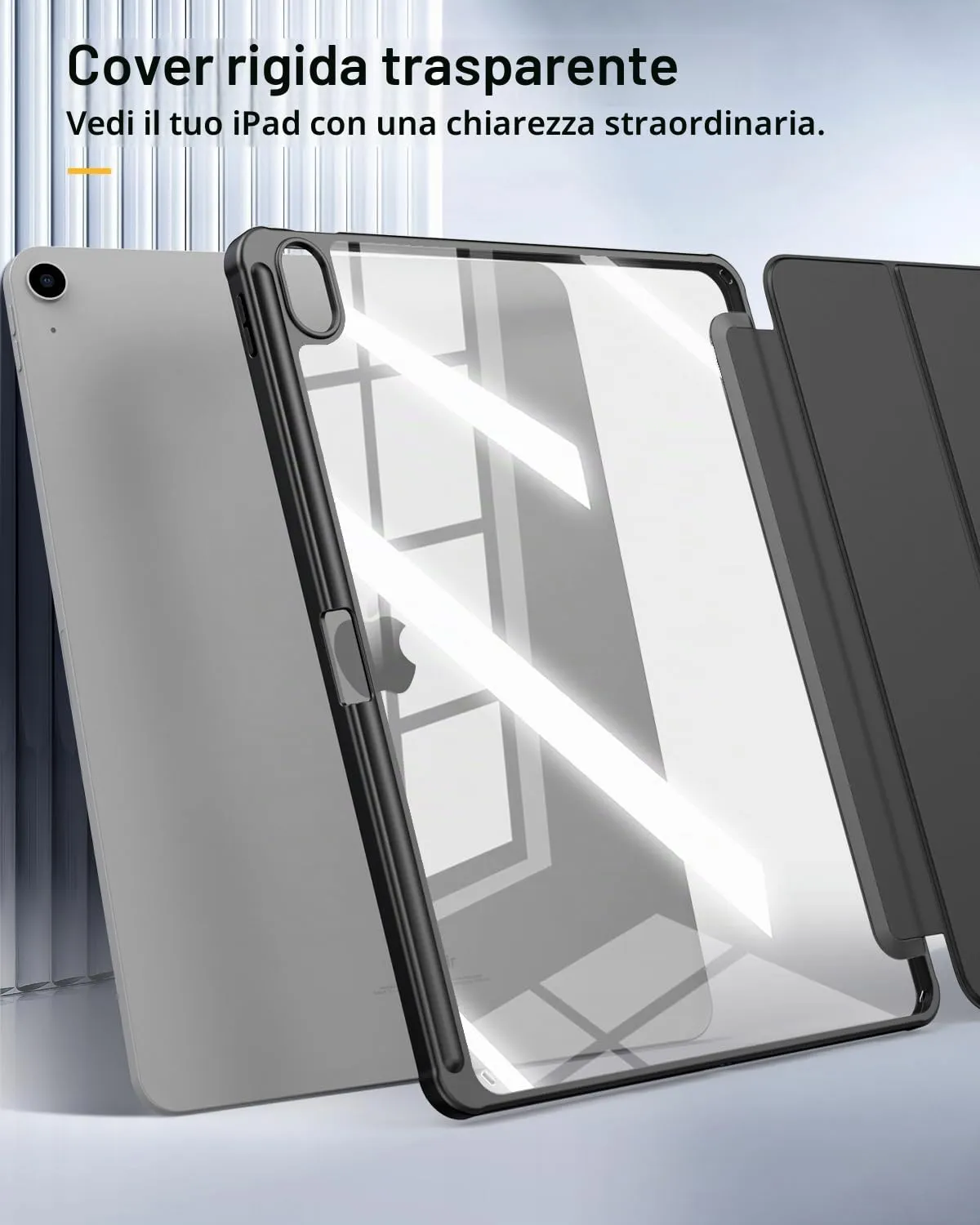 TiMOVO Cover per iPad Air 13 Pollici M4/M3/M2, Nero - immagine 6