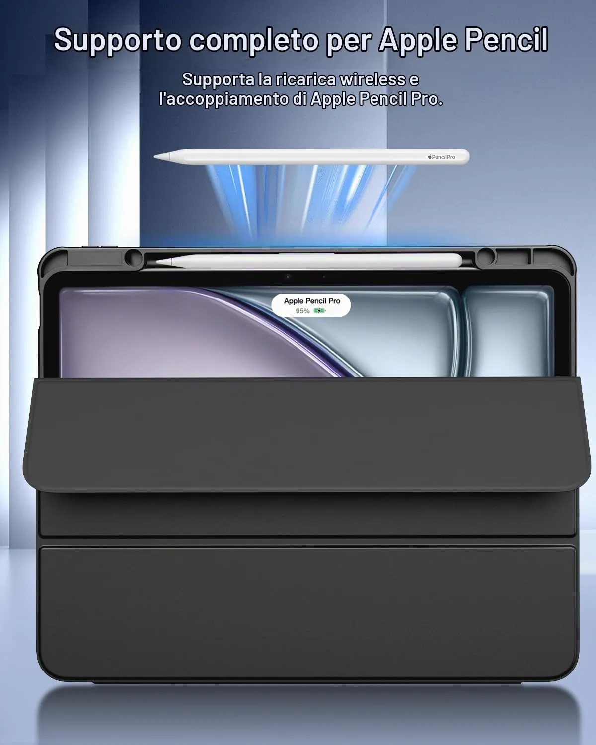 TiMOVO Cover per iPad Air 13 Pollici M4/M3/M2, Nero - immagine 7