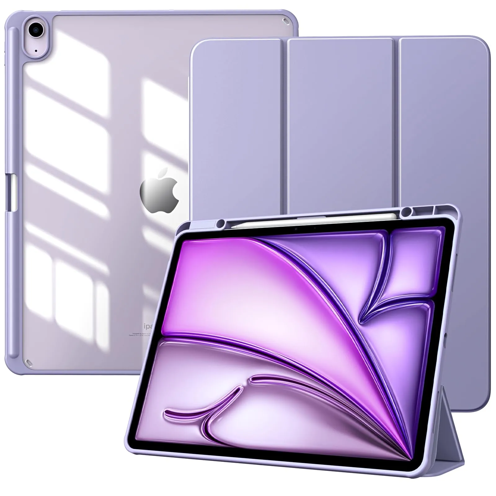 TiMOVO Cover per iPad Air 13 Pollici M4/M3/M2, Taro Viola - immagine 1