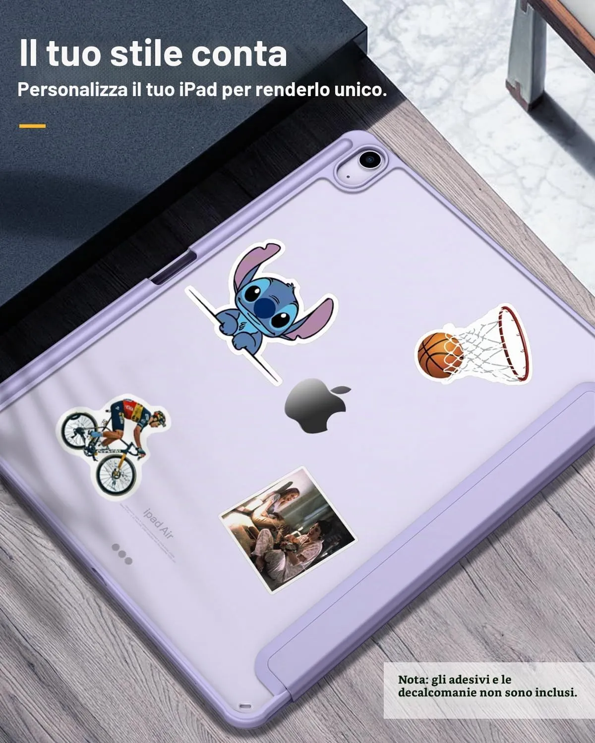 TiMOVO Cover per iPad Air 13 Pollici M4/M3/M2, Taro Viola - immagine 5