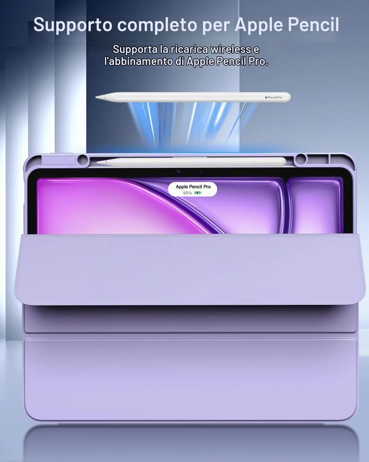 TiMOVO Cover per iPad Air 13 Pollici M4/M3/M2, Taro Viola - immagine 7