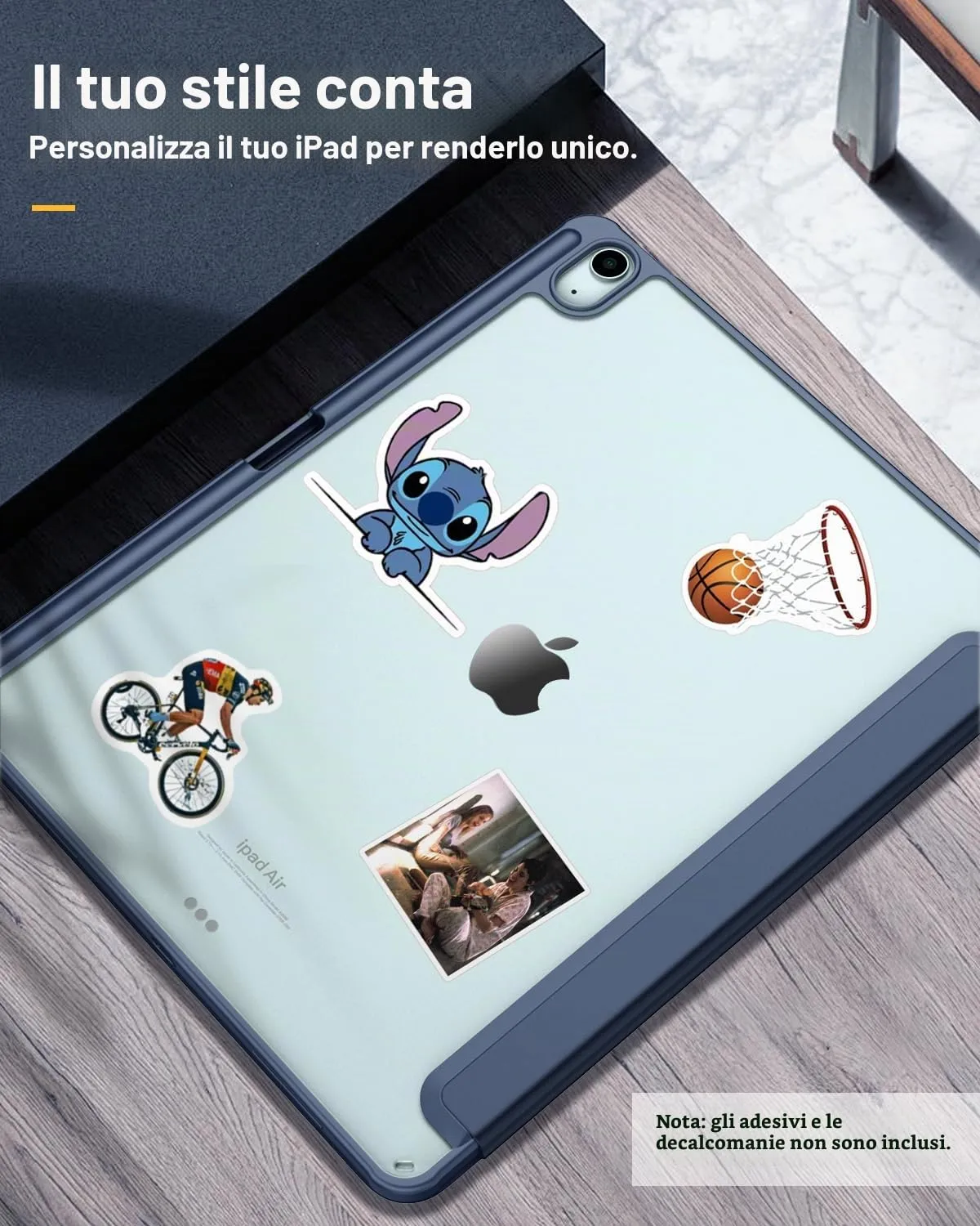 TiMOVO Cover per iPad Air 13 Pollici M4/M3/M2, Blu Marino - immagine 5