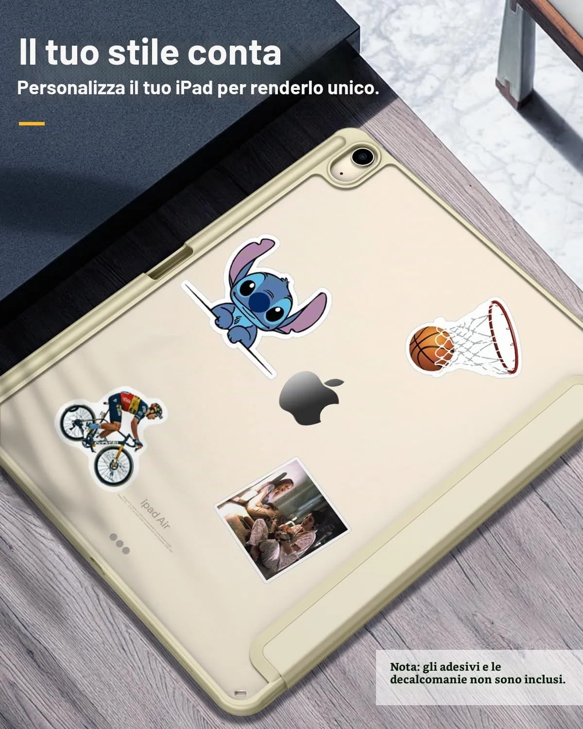 TiMOVO Cover per iPad Air 13 Pollici M4/M3/M2, Oro Champagne - immagine 5