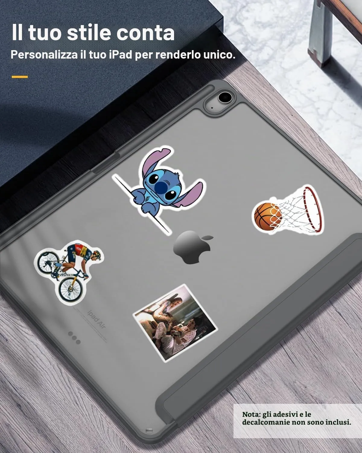 TiMOVO Cover per iPad Air 13 Pollici M4/M3/M2,Grigio Siderale - immagine 5