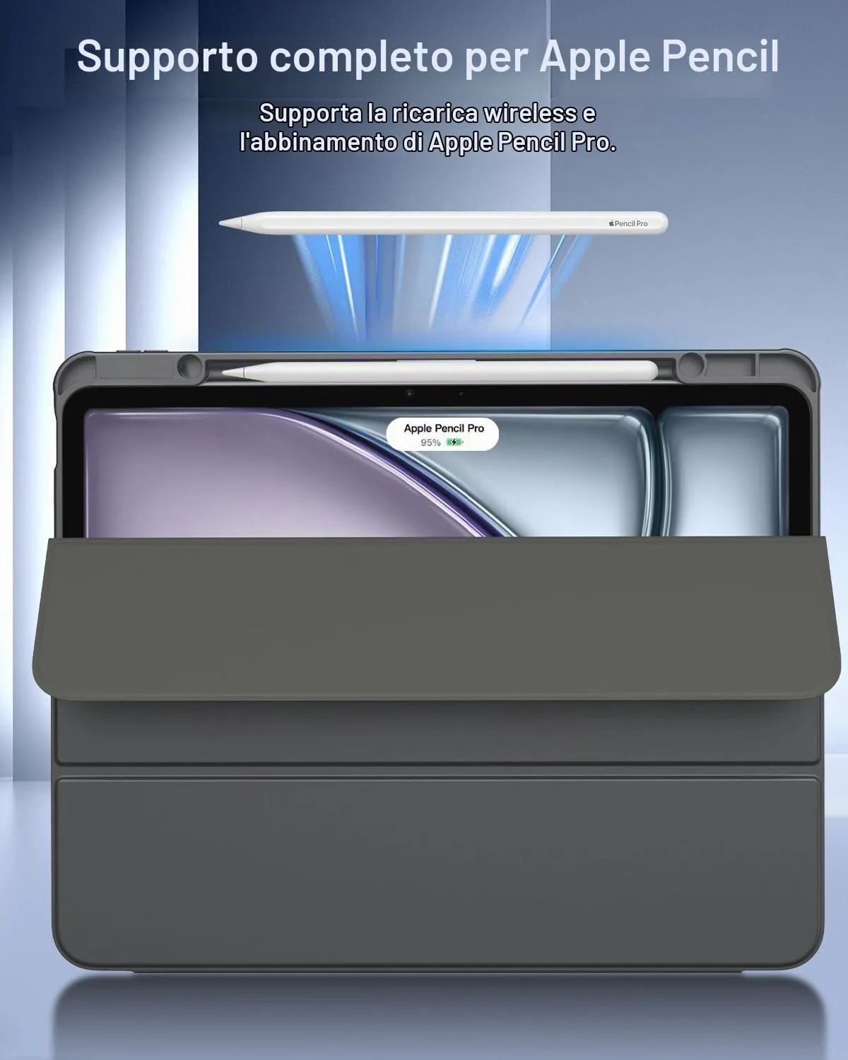 TiMOVO Cover per iPad Air 13 Pollici M4/M3/M2,Grigio Siderale - immagine 7