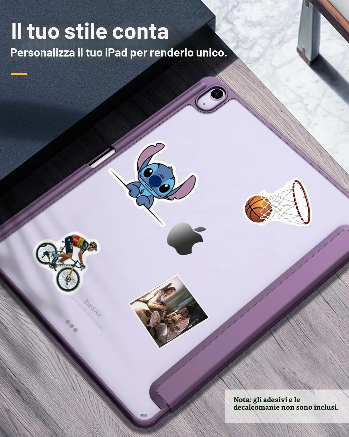 TiMOVO Cover per iPad Air 13 Pollici M4/M3/M2, Viola Profondo - immagine 5