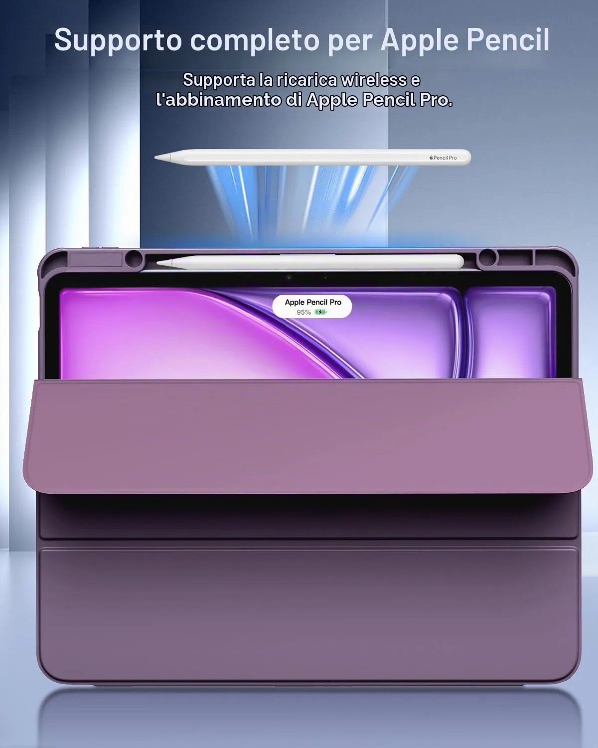 TiMOVO Cover per iPad Air 13 Pollici M4/M3/M2, Viola Profondo - immagine 7