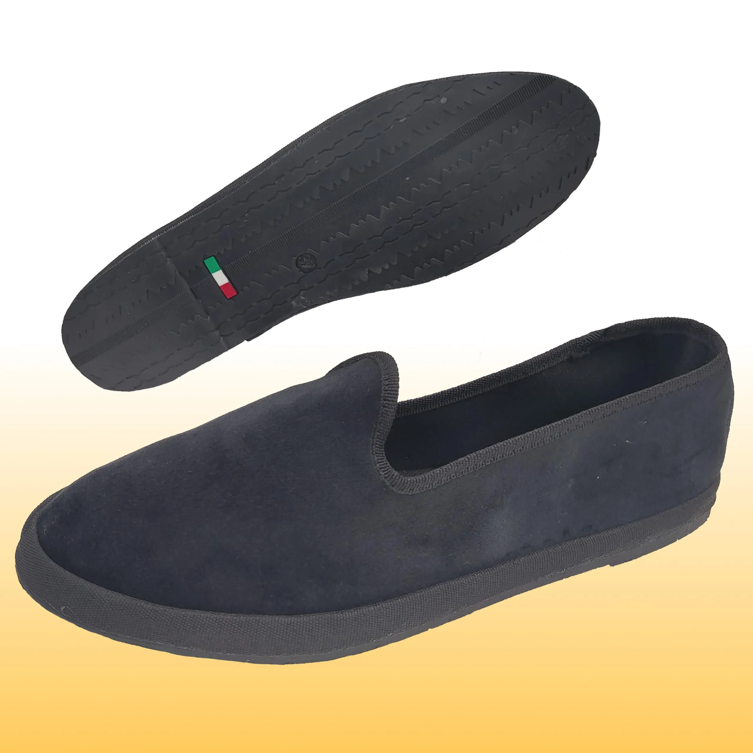 Giò Dreams Le Originali Friulane in Velluto Scarpe Fondo Carrarmato Ballerine Donna 100% Made in Italy (Nero, Sistema Taglie Calzature EU, Adulto, Donna, Numero, Media, 37) - immagine 3