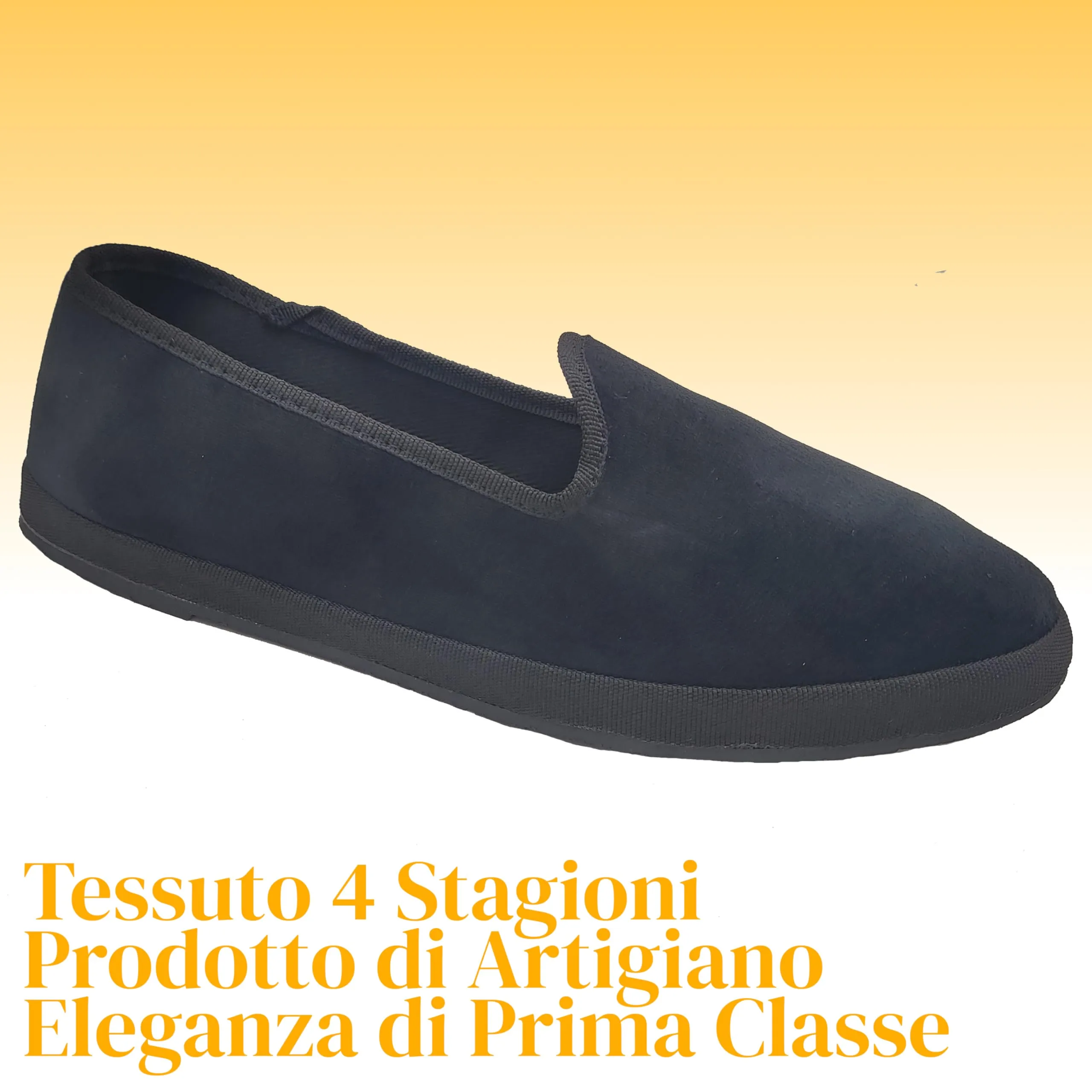 Giò Dreams Le Originali Friulane in Velluto Scarpe Fondo Carrarmato Ballerine Donna 100% Made in Italy (Nero, Sistema Taglie Calzature EU, Adulto, Donna, Numero, Media, 36) - immagine 4