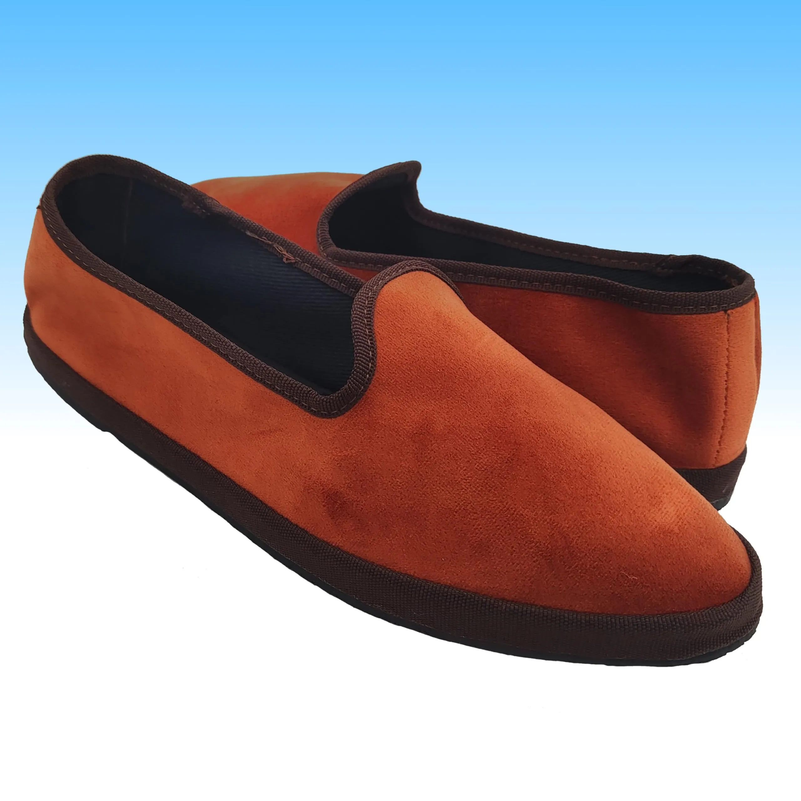 Giò Dreams Le Originali Friulane in Velluto Scarpe Fondo Carrarmato Ballerine Donna 100% Made in Italy (Mattone, Sistema Taglie Calzature EU, Adulto, Donna, Numero, Media, 41) - immagine 3