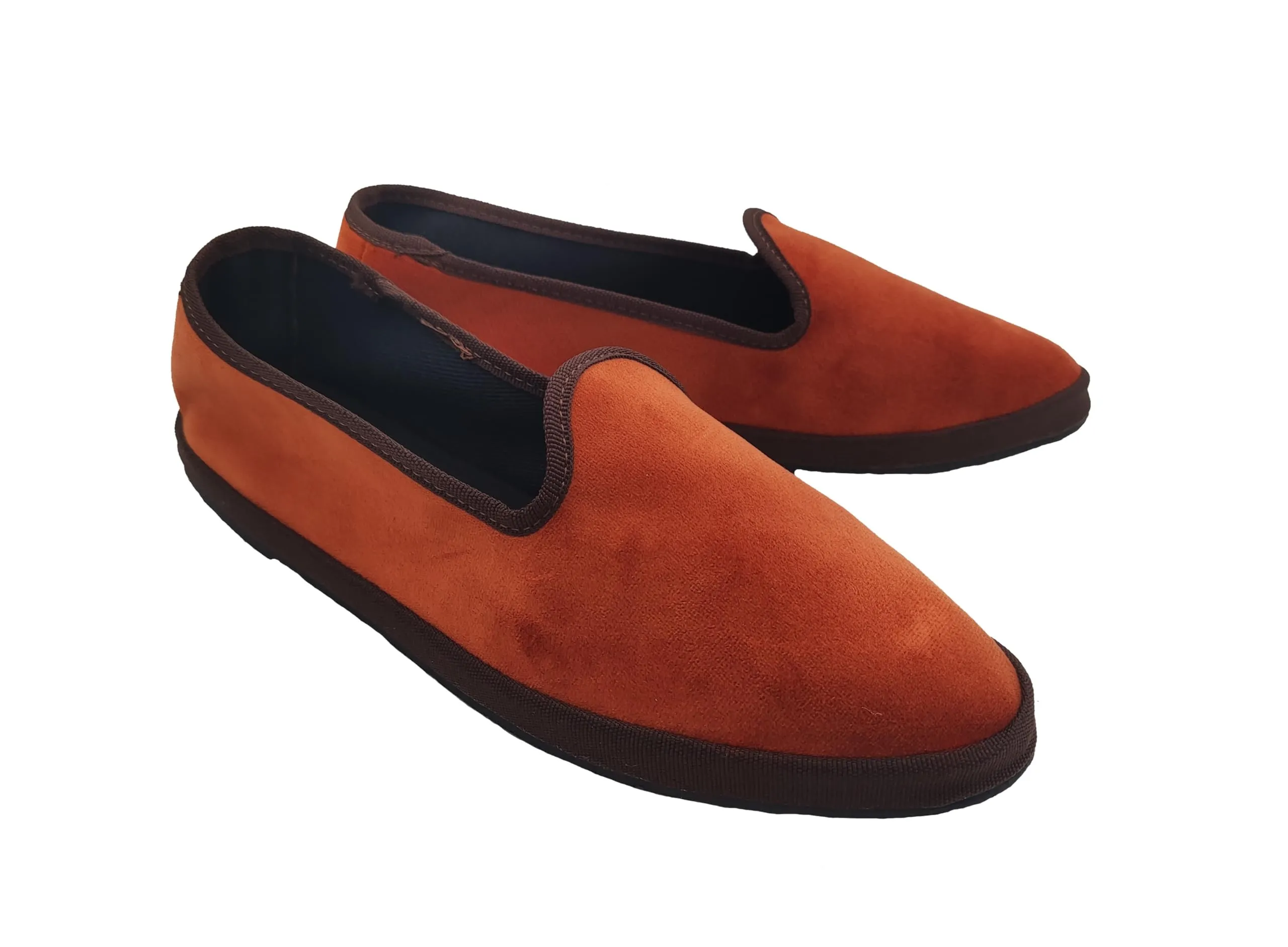 Giò Dreams Le Originali Friulane in Velluto Scarpe Fondo Carrarmato Ballerine Donna 100% Made in Italy (Mattone, Sistema Taglie Calzature EU, Adulto, Donna, Numero, Media, 38) - immagine 1