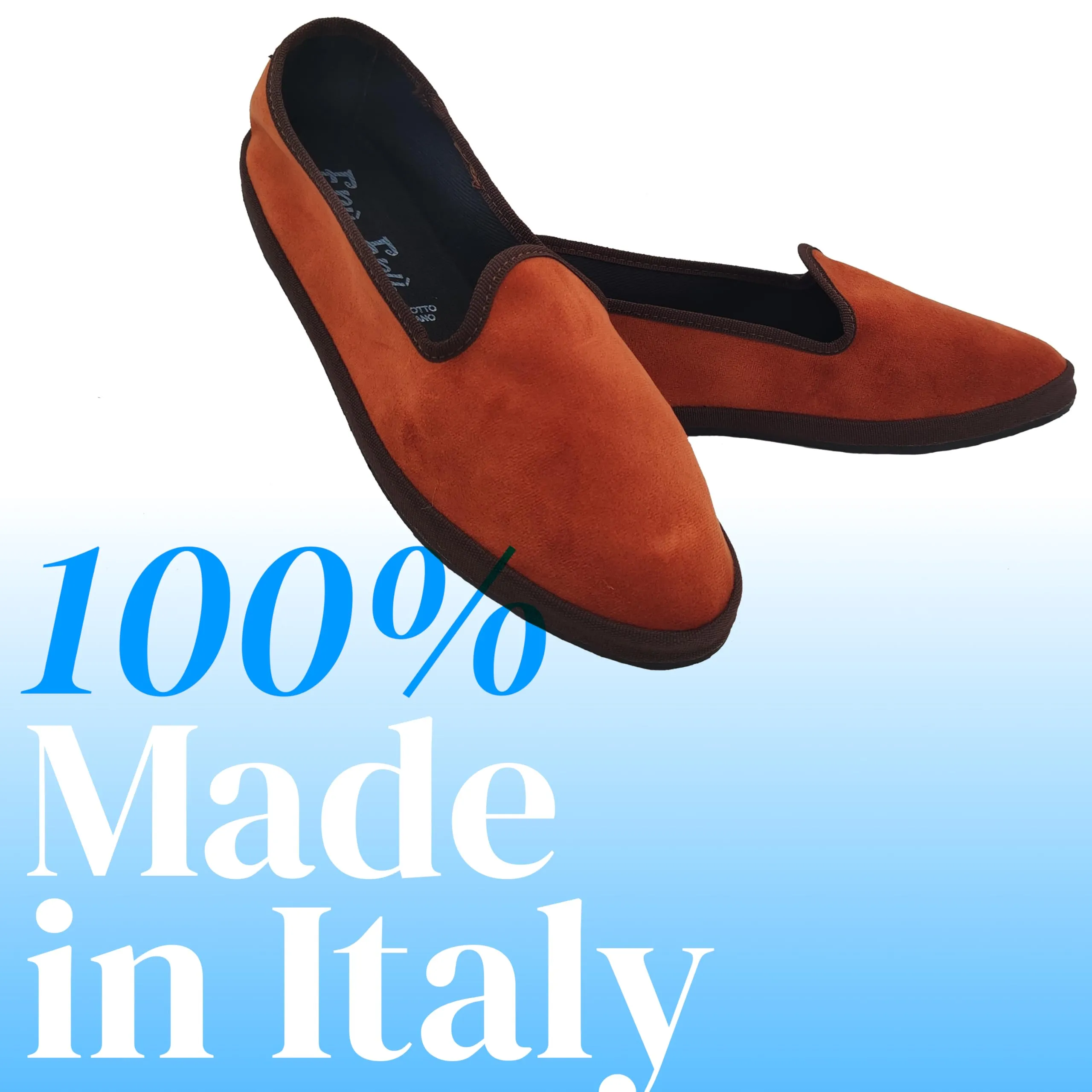 Giò Dreams Le Originali Friulane in Velluto Scarpe Fondo Carrarmato Ballerine Donna 100% Made in Italy (Mattone, Sistema Taglie Calzature EU, Adulto, Donna, Numero, Media, 40) - immagine 2