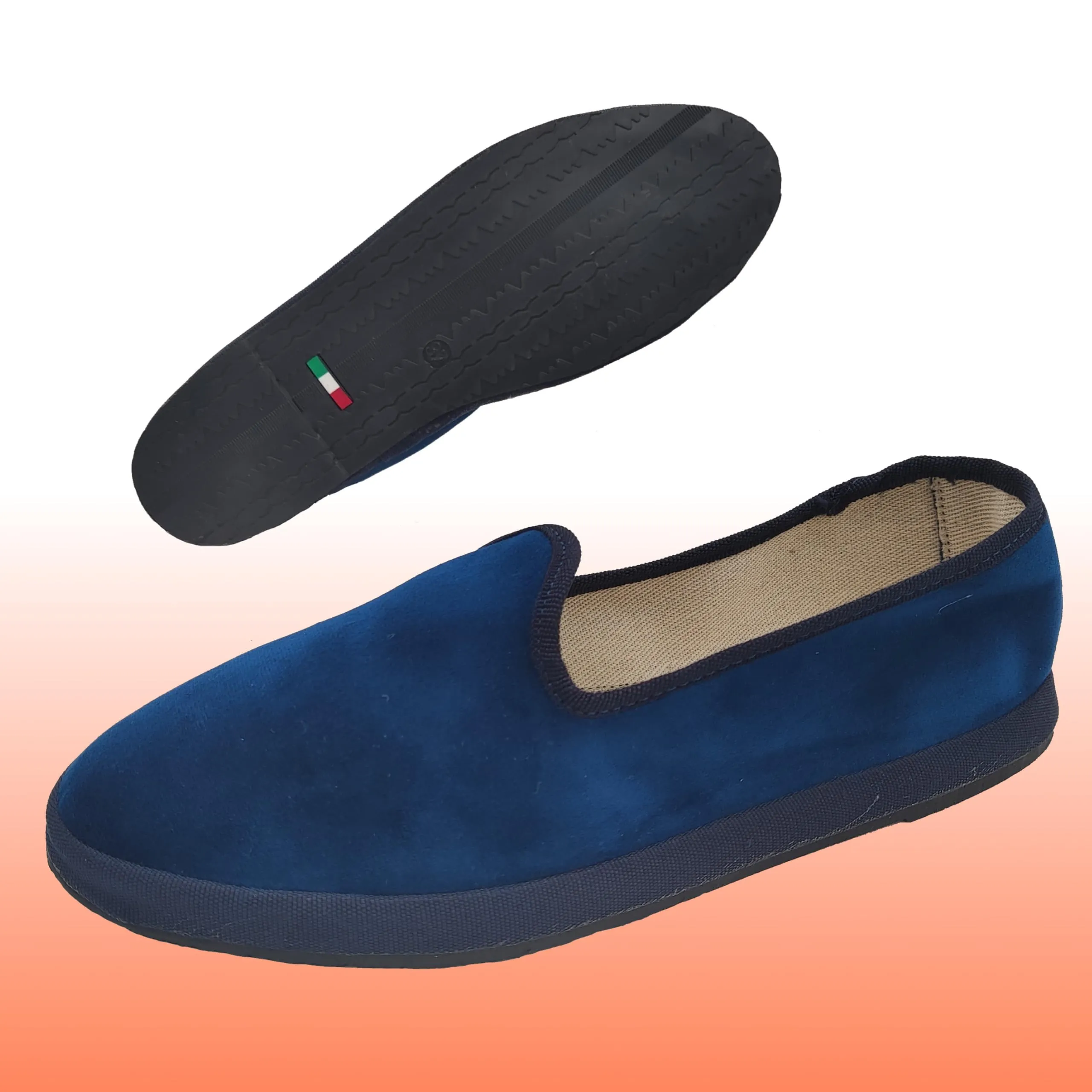 Giò Dreams Le Originali Friulane in Velluto Scarpe Fondo Carrarmato Ballerine Donna 100% Made in Italy (Ottanio, Sistema Taglie Calzature EU, Adulto, Donna, Numero, Media, 37) - immagine 3