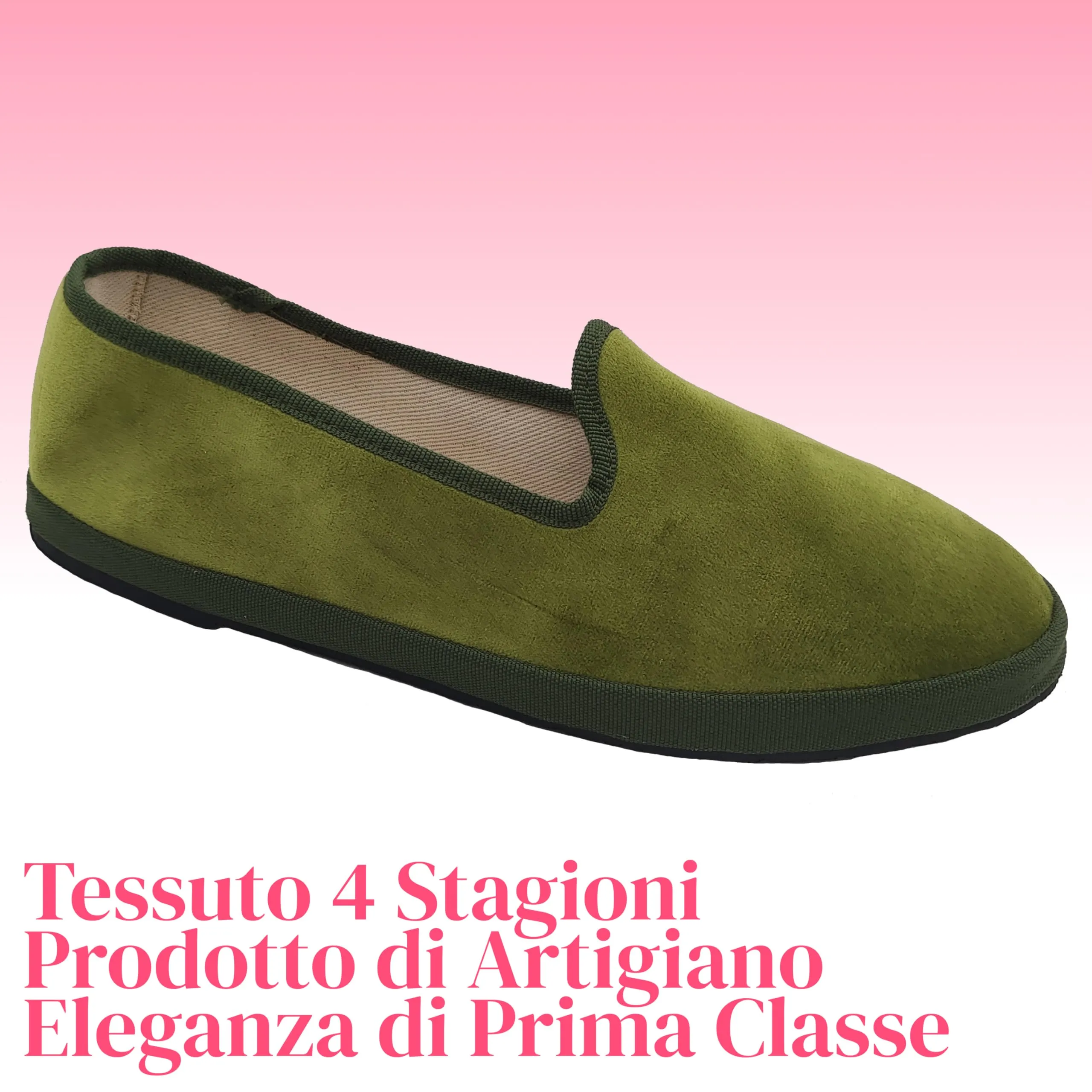 Giò Dreams Le Originali Friulane in Velluto Scarpe Fondo Carrarmato Ballerine Donna 100% Made in Italy (Verde Acido, Sistema Taglie Calzature EU, Adulto, Donna, Numero, Media, 37) - immagine 4
