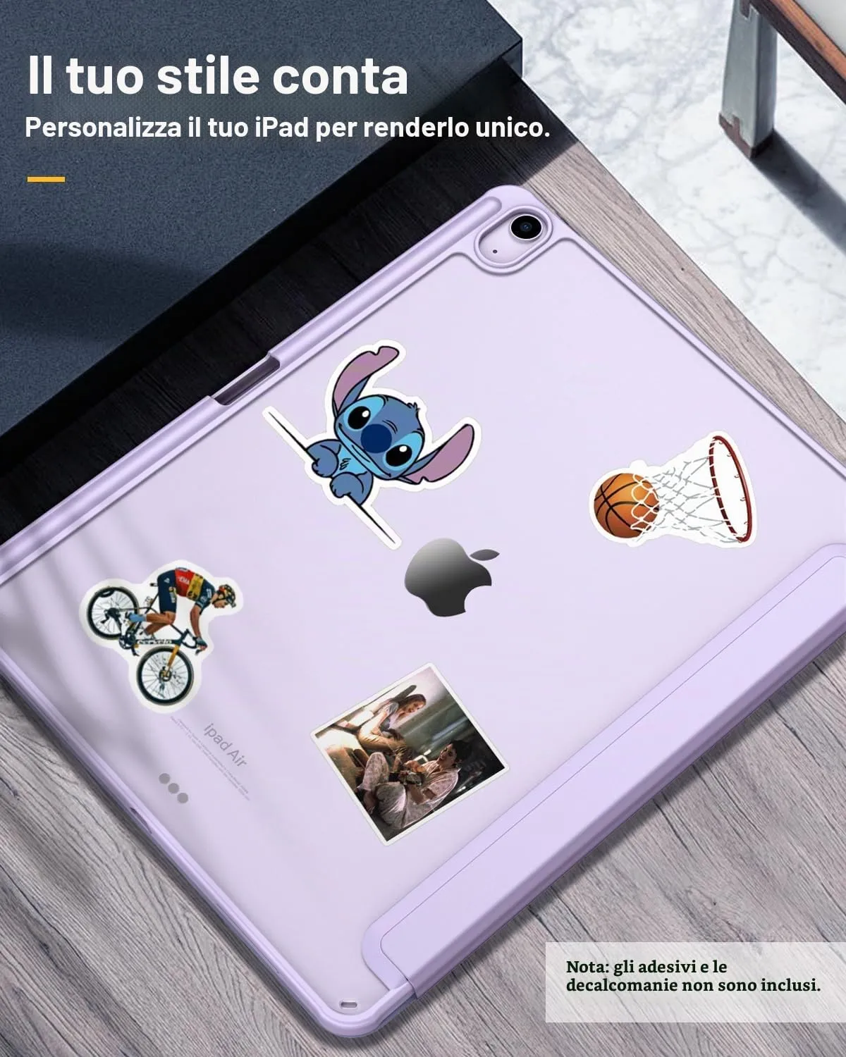 TiMOVO Cover per iPad Air 13 Pollici M4/M3/M2, Viola Chiaro - immagine 5