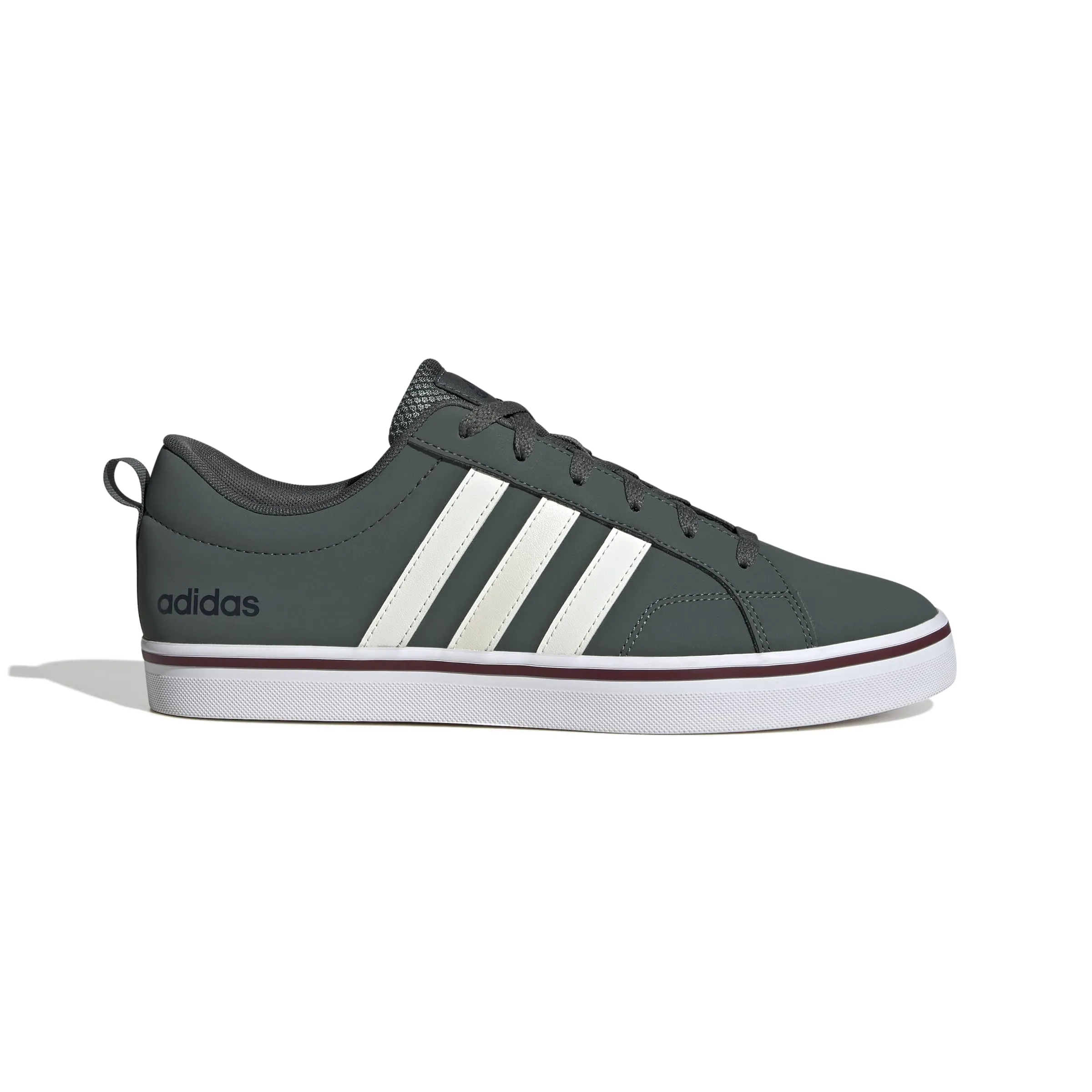 adidas Uomo VS Pace 2.0 Shoes, Legend Ivy/off White/Shadow Red, 40 2/3 EU - immagine 2
