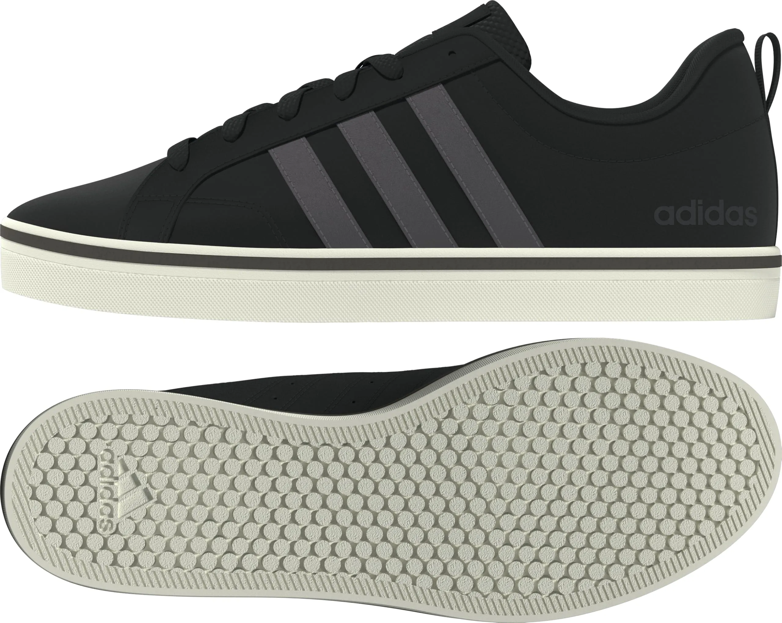 adidas Uomo VS Pace 2.0 Shoes, Core Black/Taupe Oxide/Earth Strata, 36 2/3 EU - immagine 8